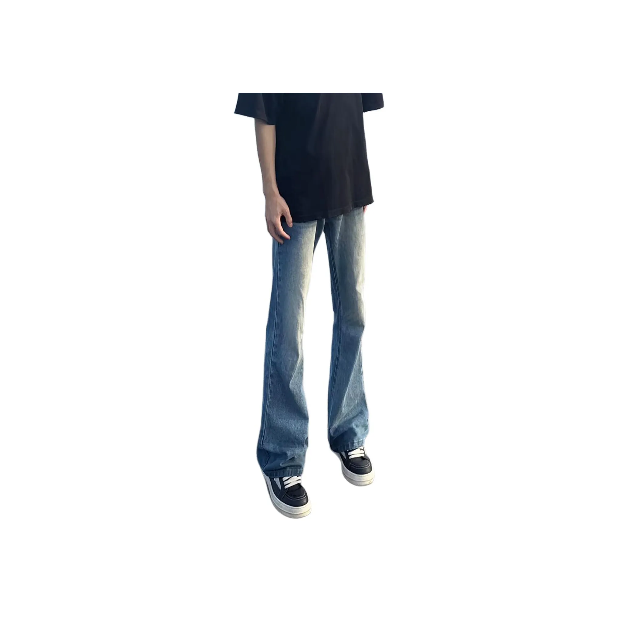 KIRHNE Светло-синие унисекс карго-брюки