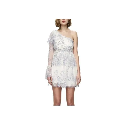 Alice McCall Белое Женское Длинное Платье с Рукавами
