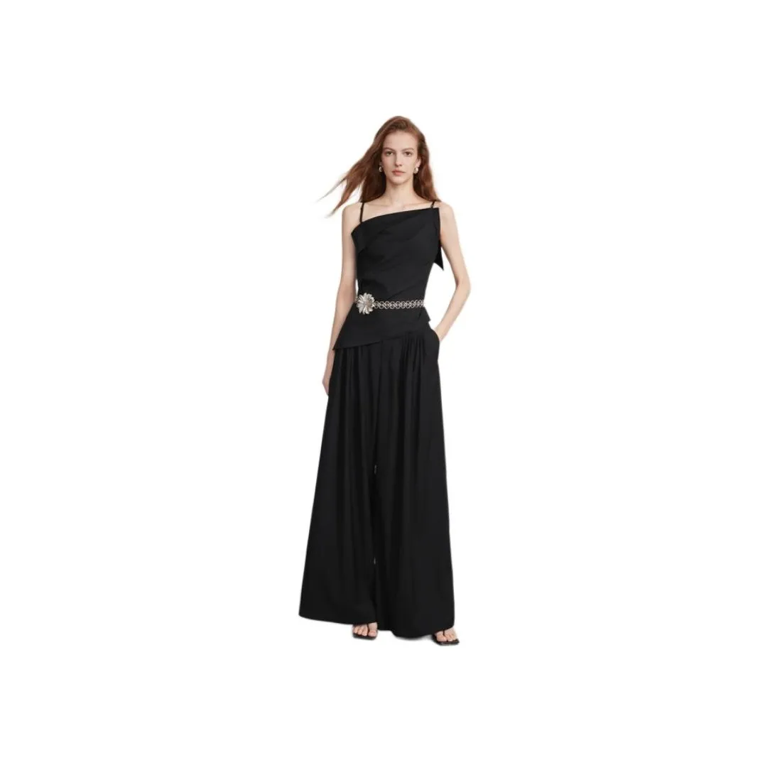 ELLE Черный Женские Повседневные Костюмы