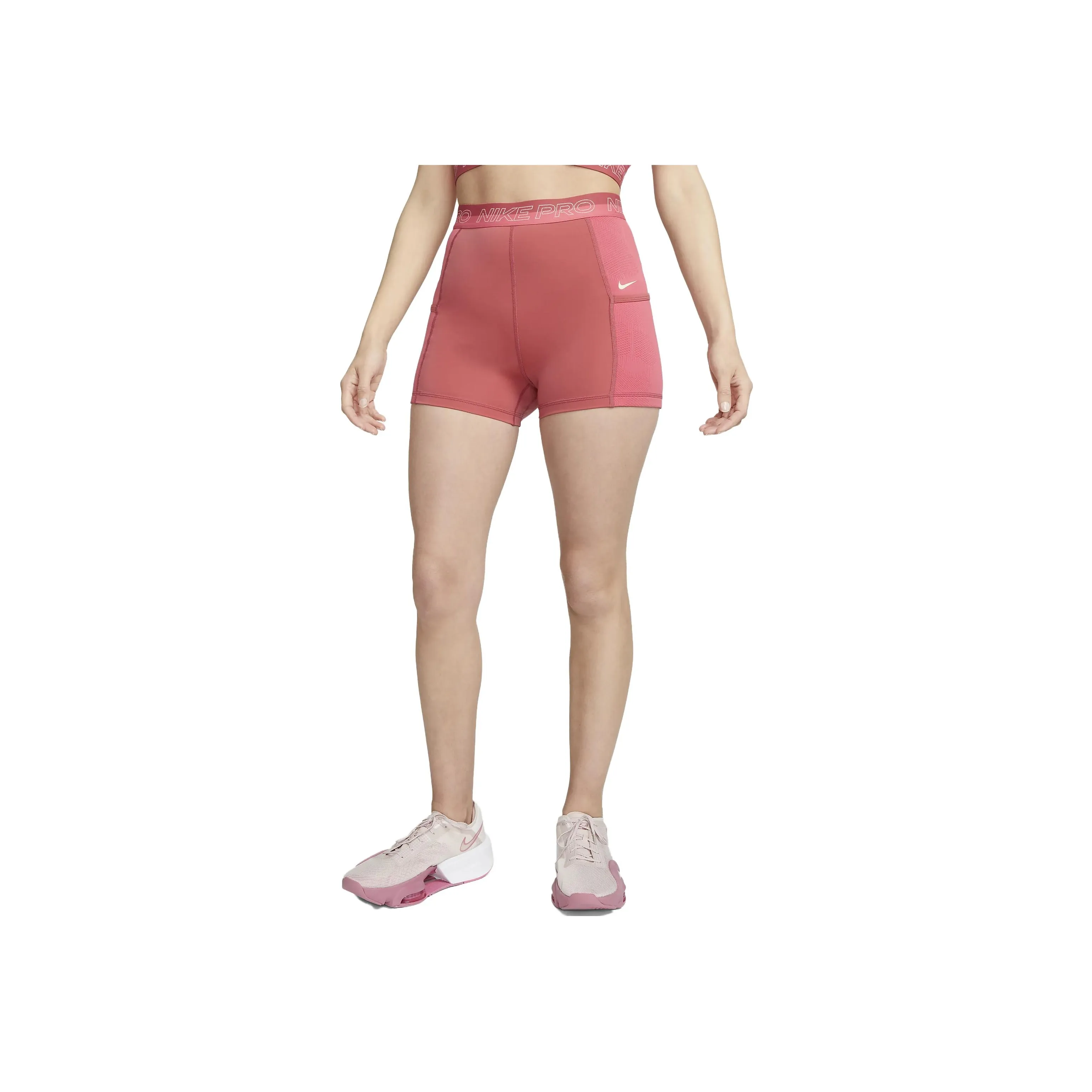 Nike Pro Women's High Waisted 3' Training Shorts With Pockets