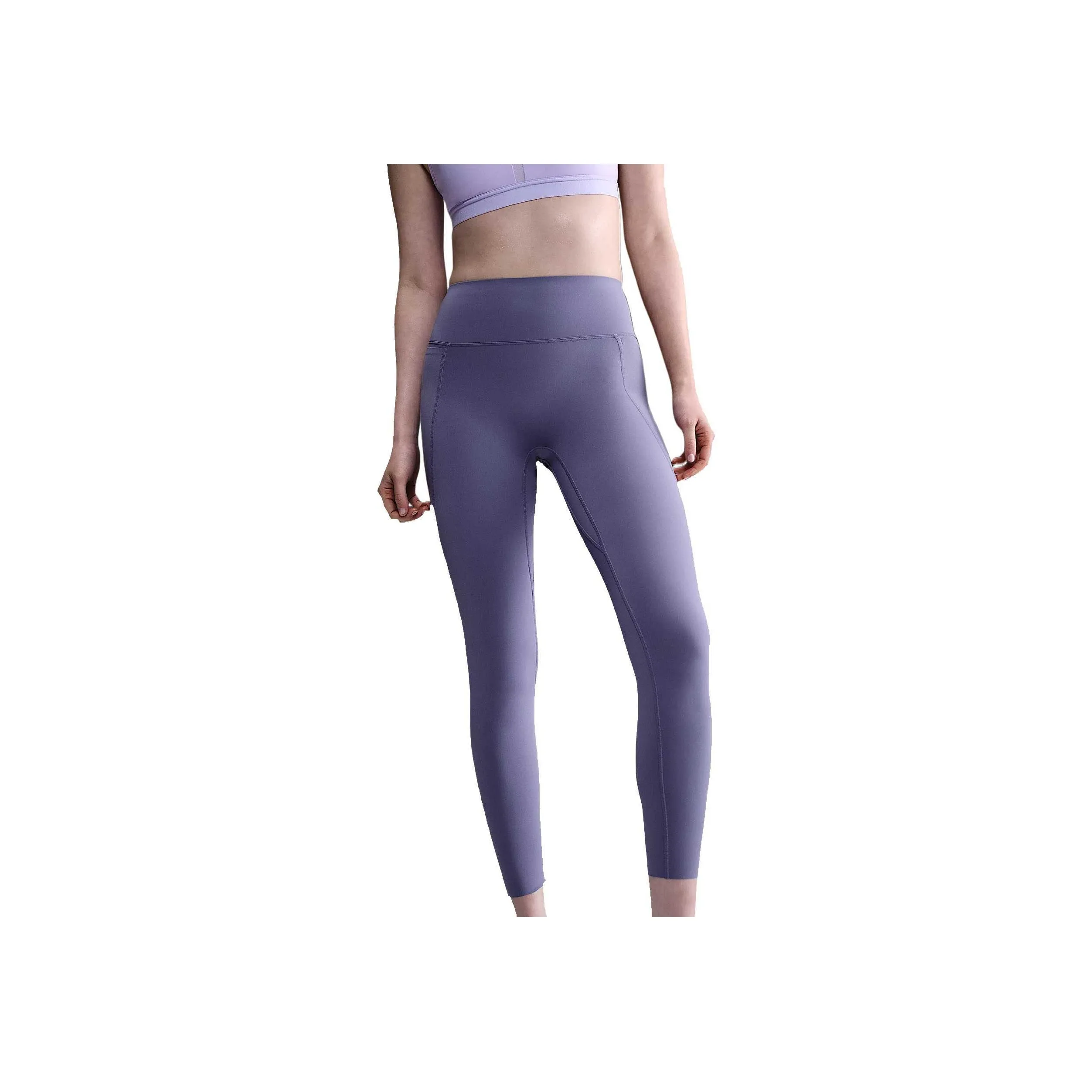 Nike Dri FitSwoosh Yoga Pants Women's Purple