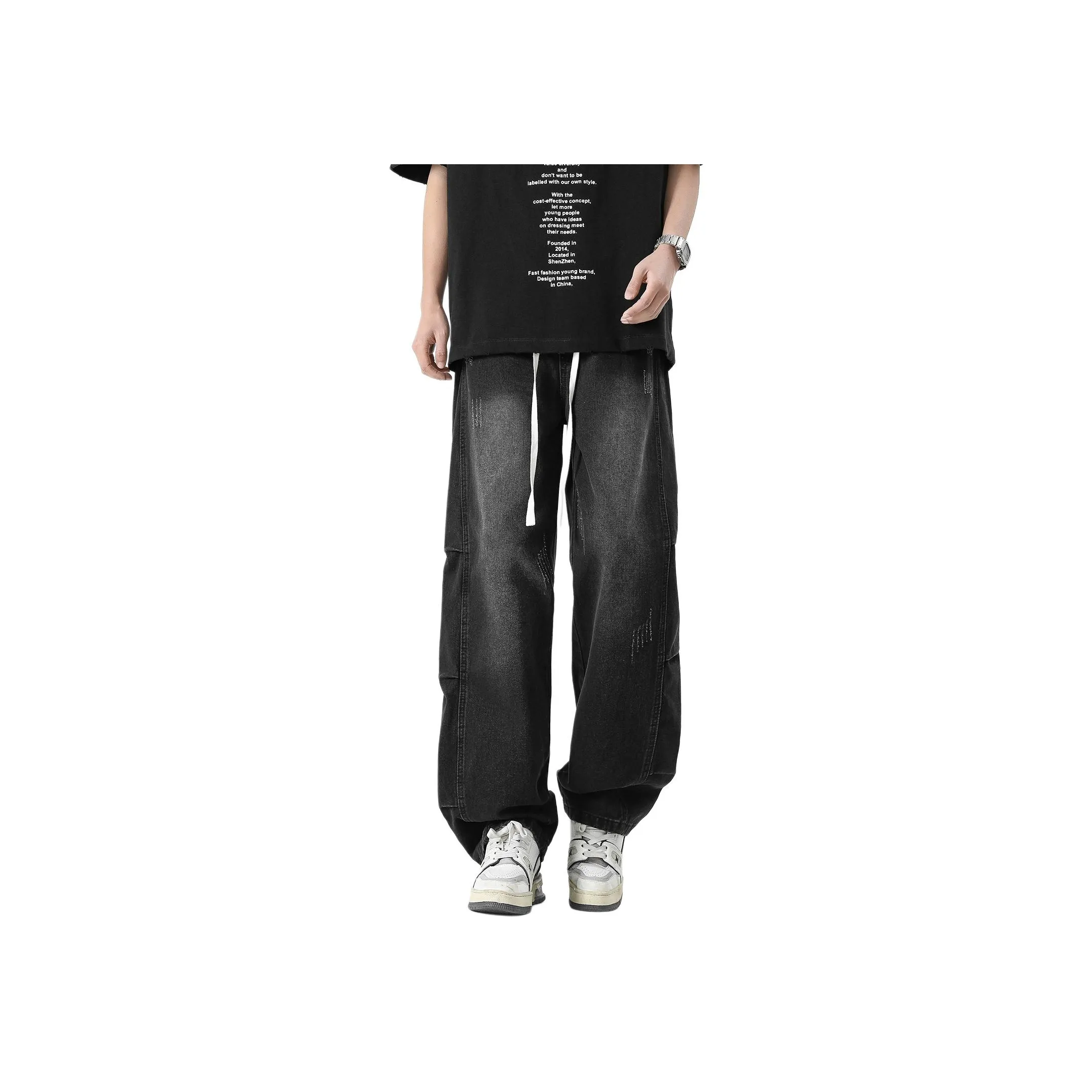 Menglaini Jeans Unisex