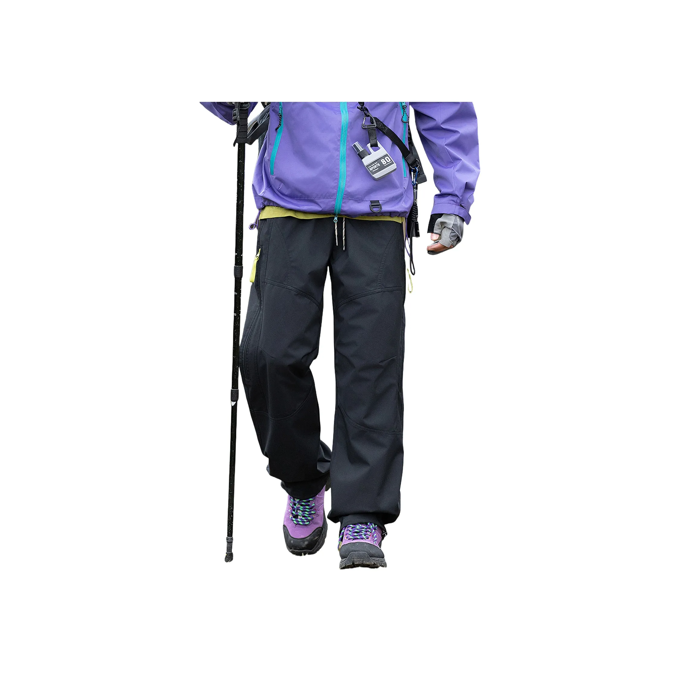 Mulinsen Повседневные брюки Унисекс Снежная гора Белый