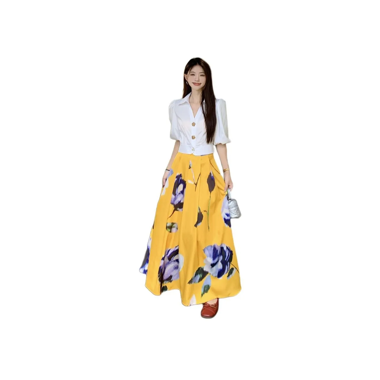 MORii Белый Женские Комплекты с Юбкой