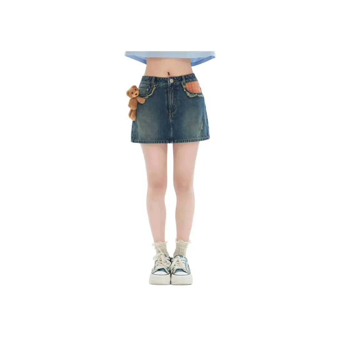 LALABOBO Denim Short Skirts Women's
