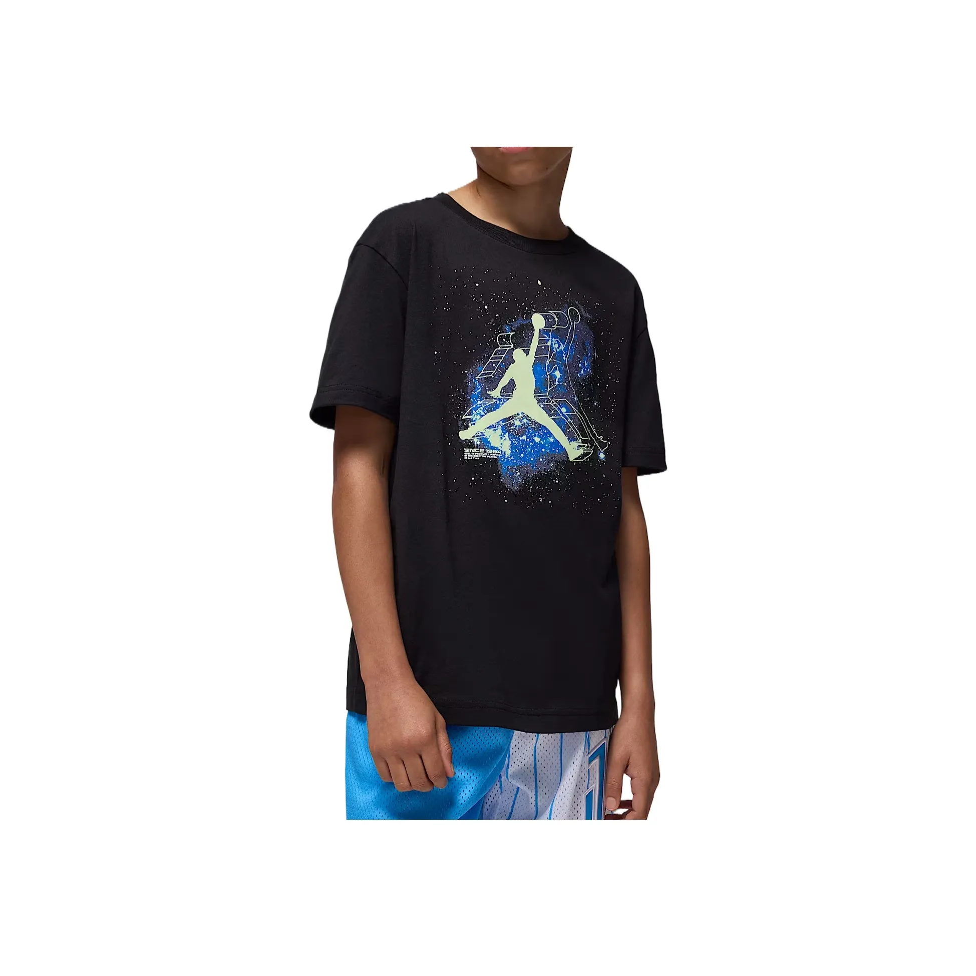 Jordan Jumpman T-Shirt SS25 Черный Подростки