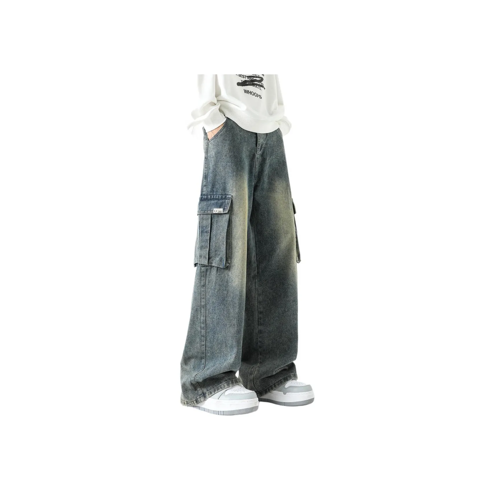 Qnxeey Унисекс Джинсы