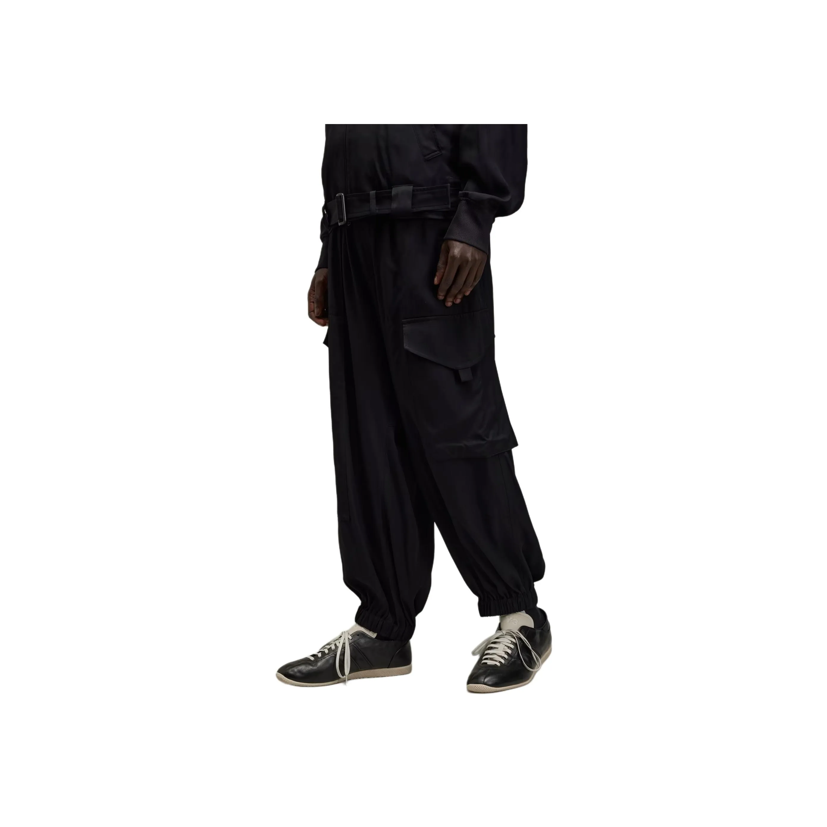 Y 3 Мужские Карго Брюки Черные