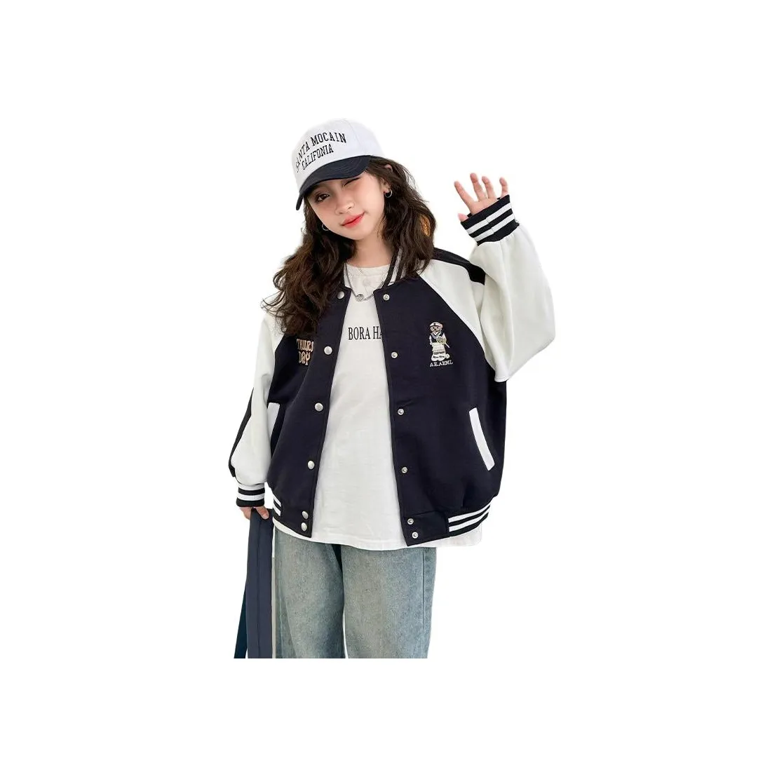 MY LITTLE PONY Бейсбольная куртка Темно-синий Подростки