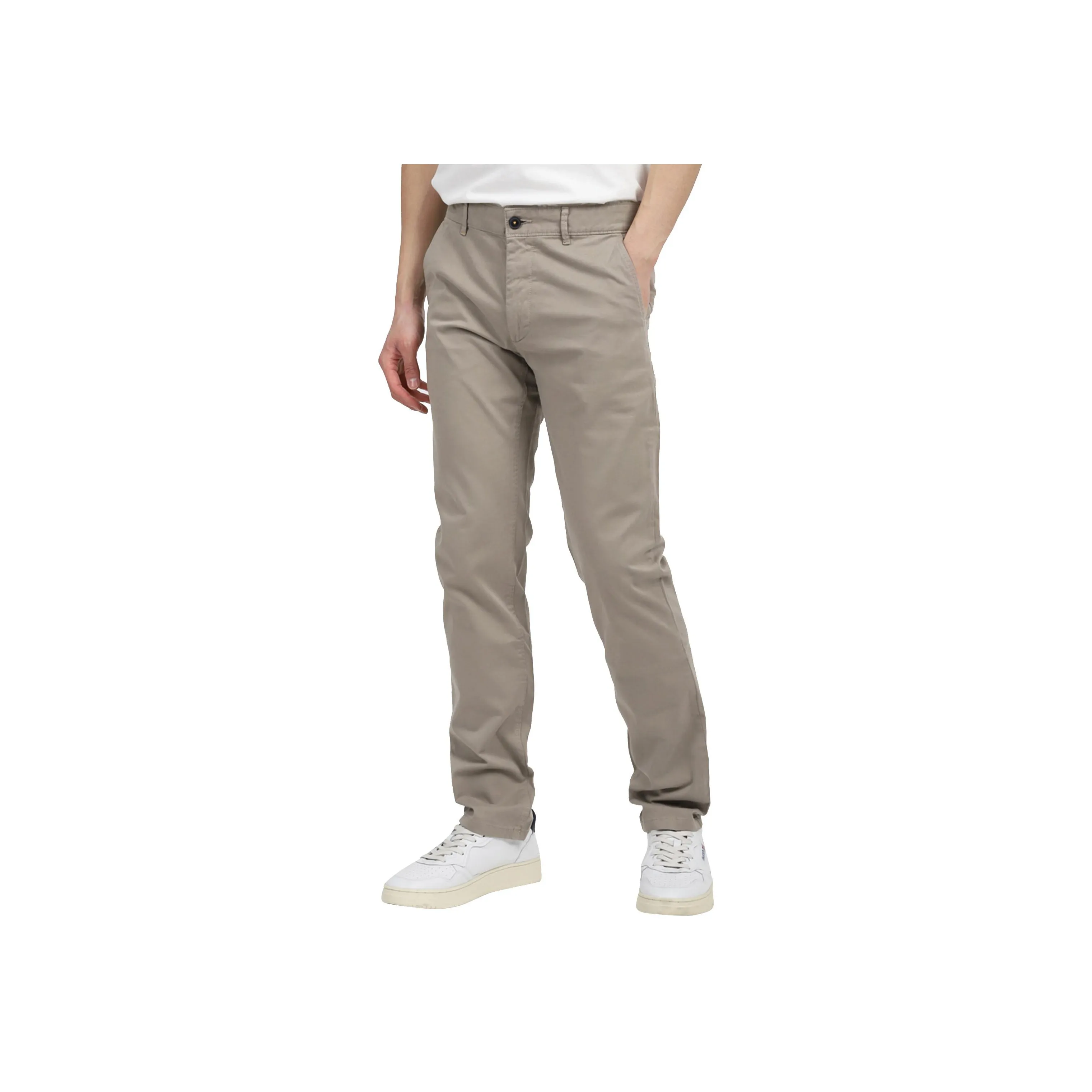 HUGO BOSS Mid rise Stretch cotton Chinos