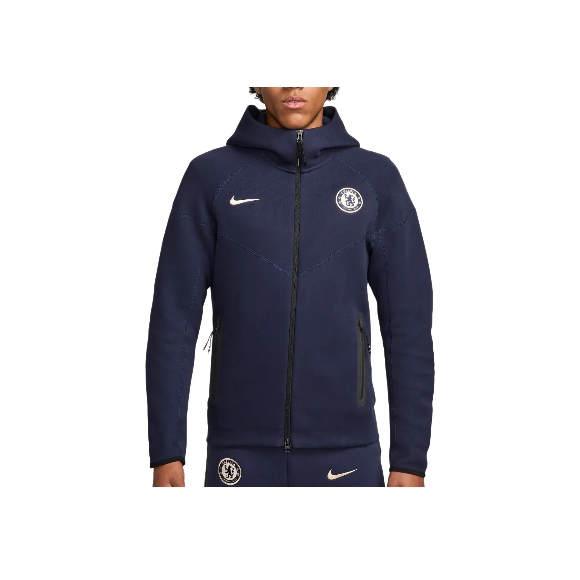 Nike Chelsea Fc Tech Fleece Windrunner Men's Nike Soccer Full Zip Hoodie