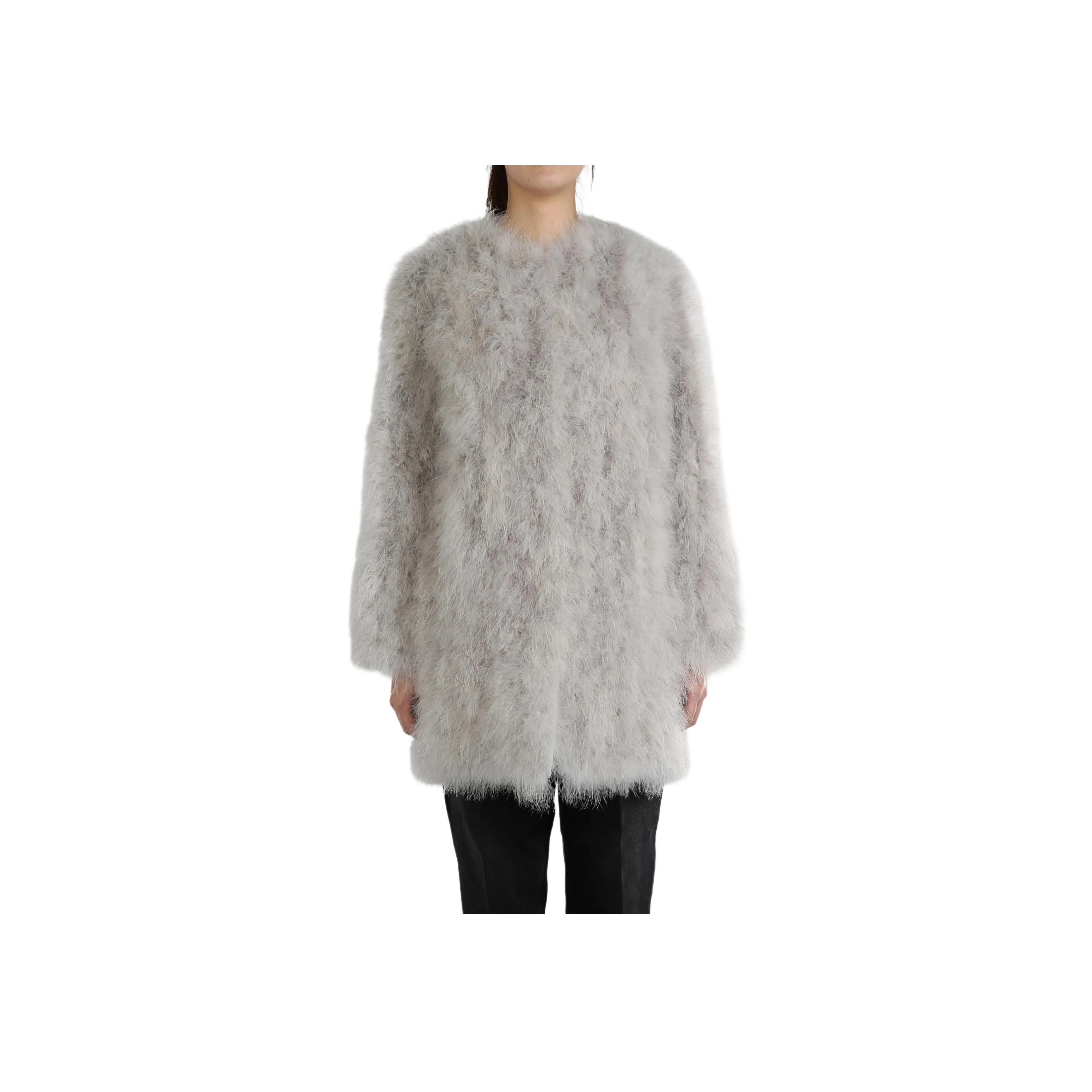 Yves Salomon Coats Women's Gray