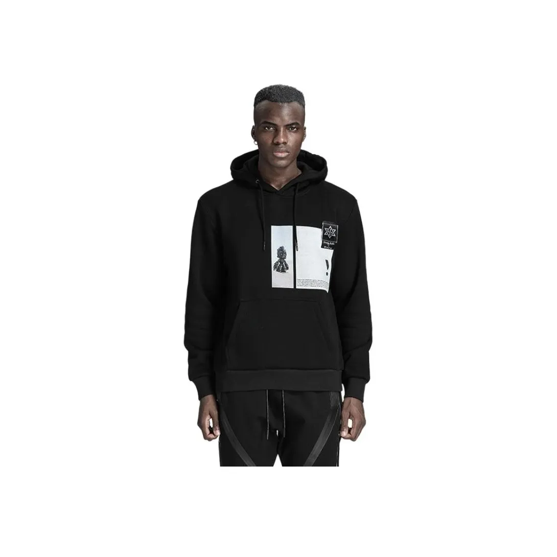 NORVINCY 3D 3D Effect Trendy Play Print Hooded Fleece Lined Hoodies & Sweatshirts Unisex