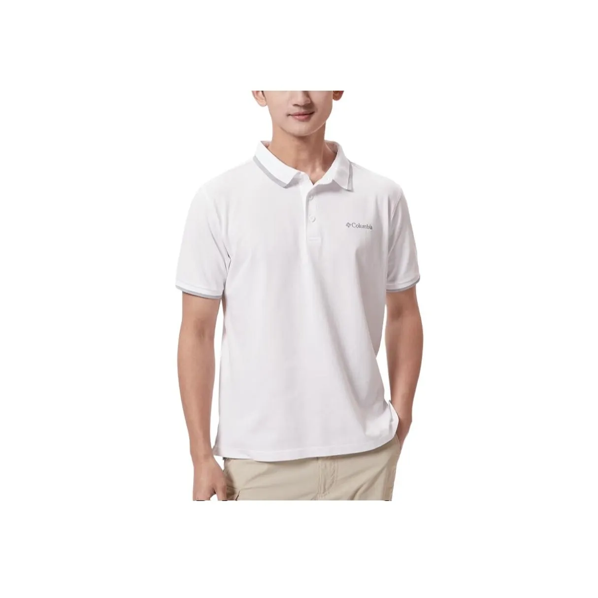 Columbia Polo Shirt Men's White