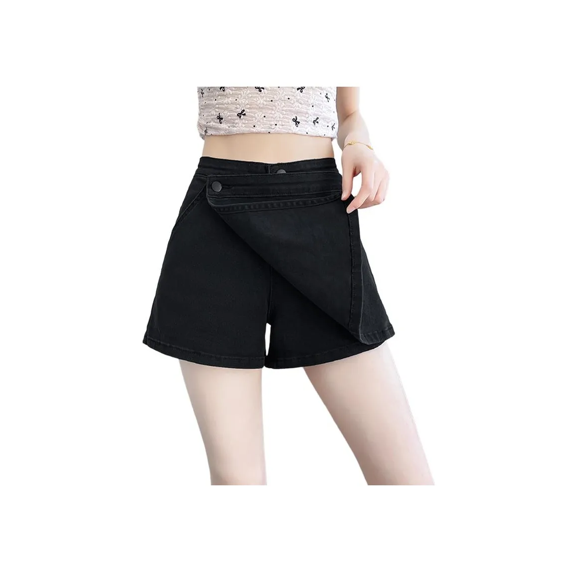Garbege Черные Горячие Штаны Женские Джинсовые Шорты