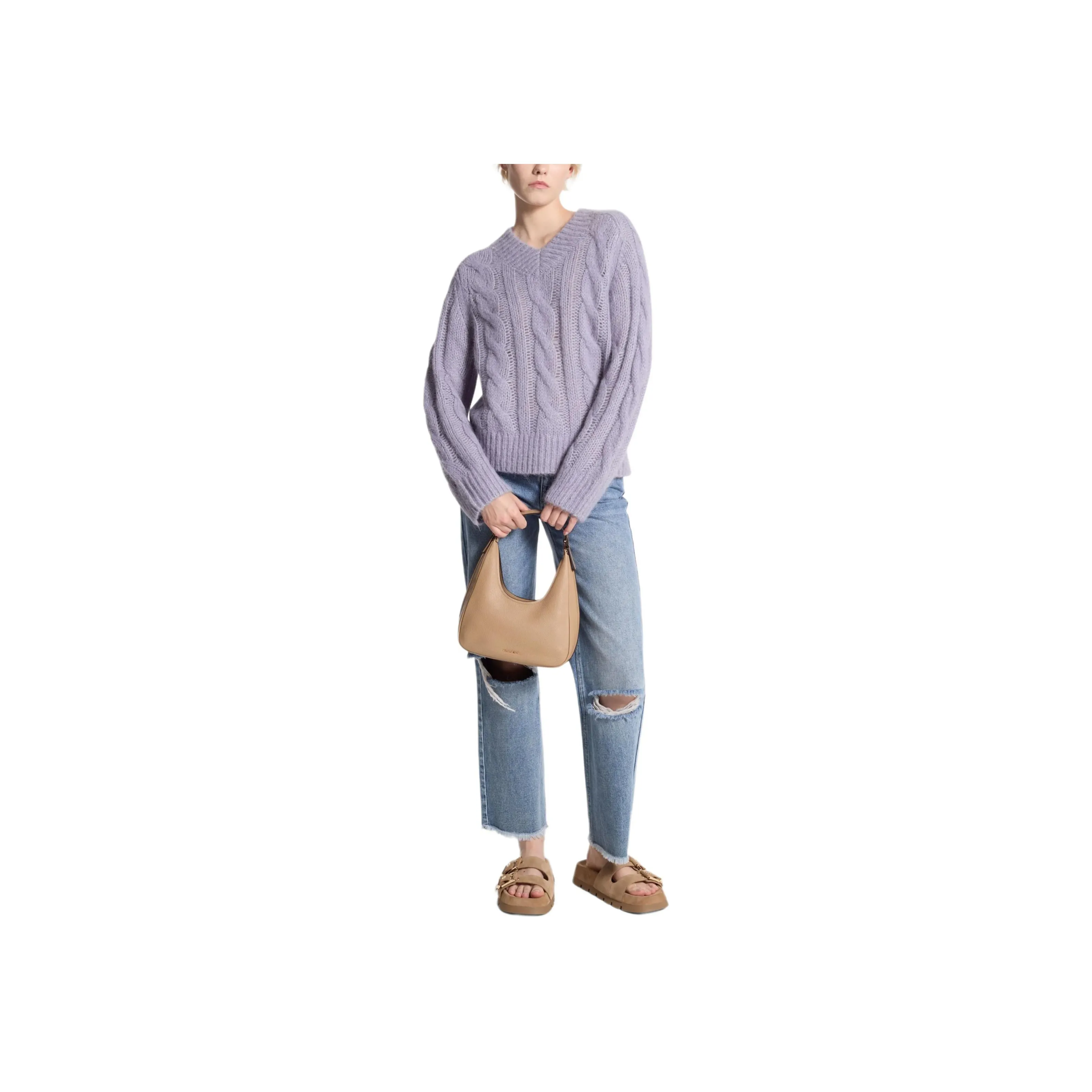 MICHAEL KORS FW24 Sweater Women's Light Purple