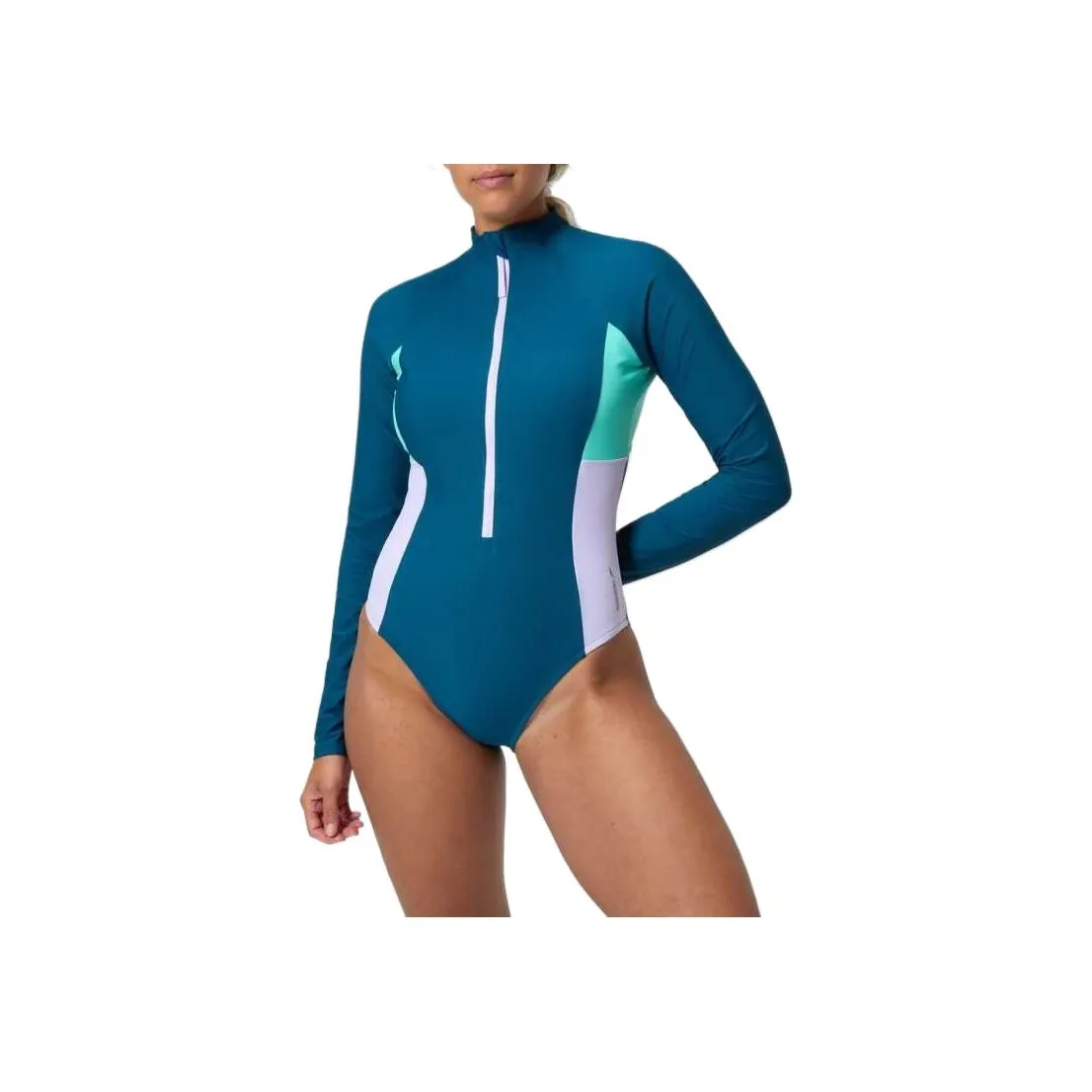 Speedo One-piece Swimsuit Women's Dark Blue Green Speedo Ван-Пис Купальник Женские Темно-синий Зеленый