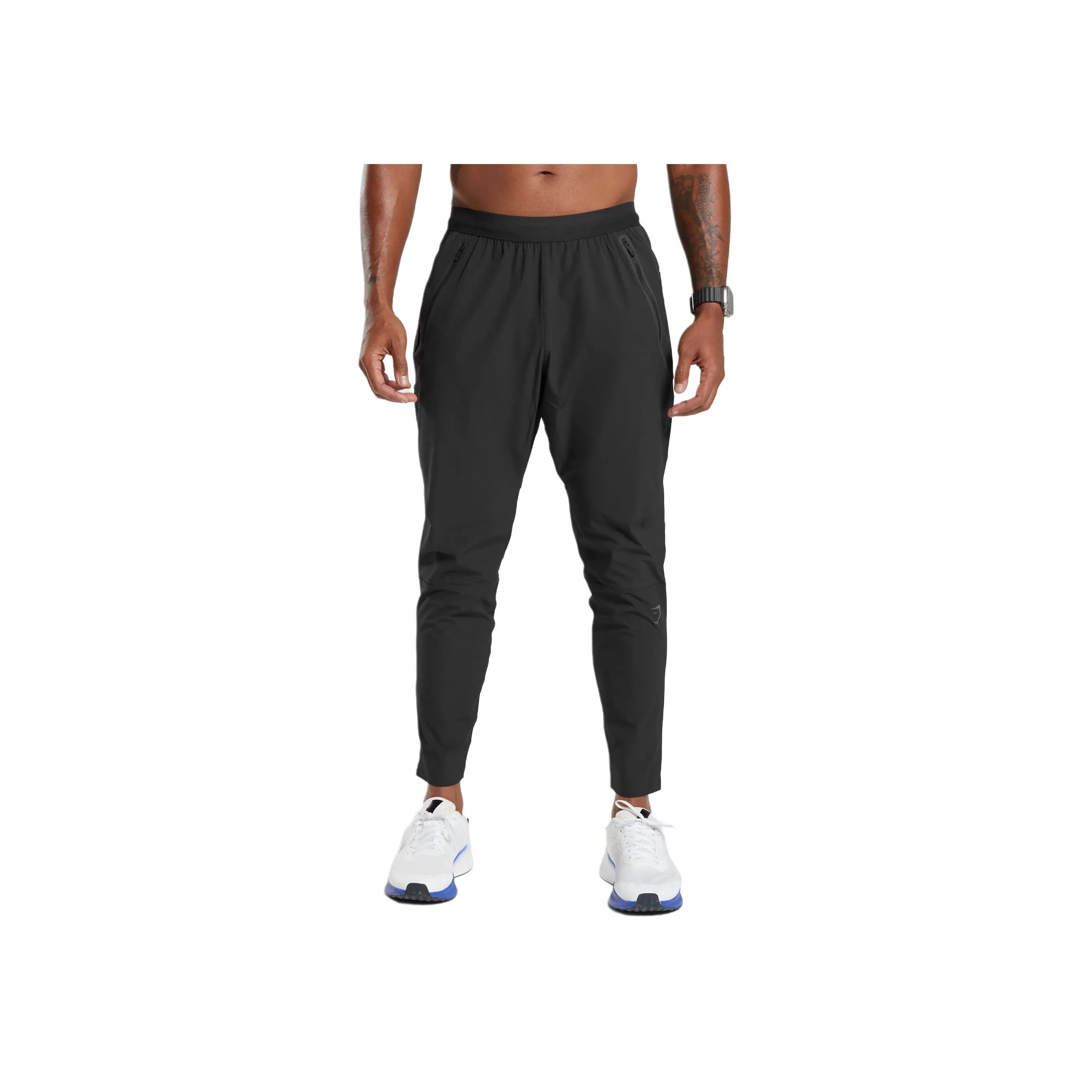 GYMSHARK Athletic Trousers Men's Forest Green