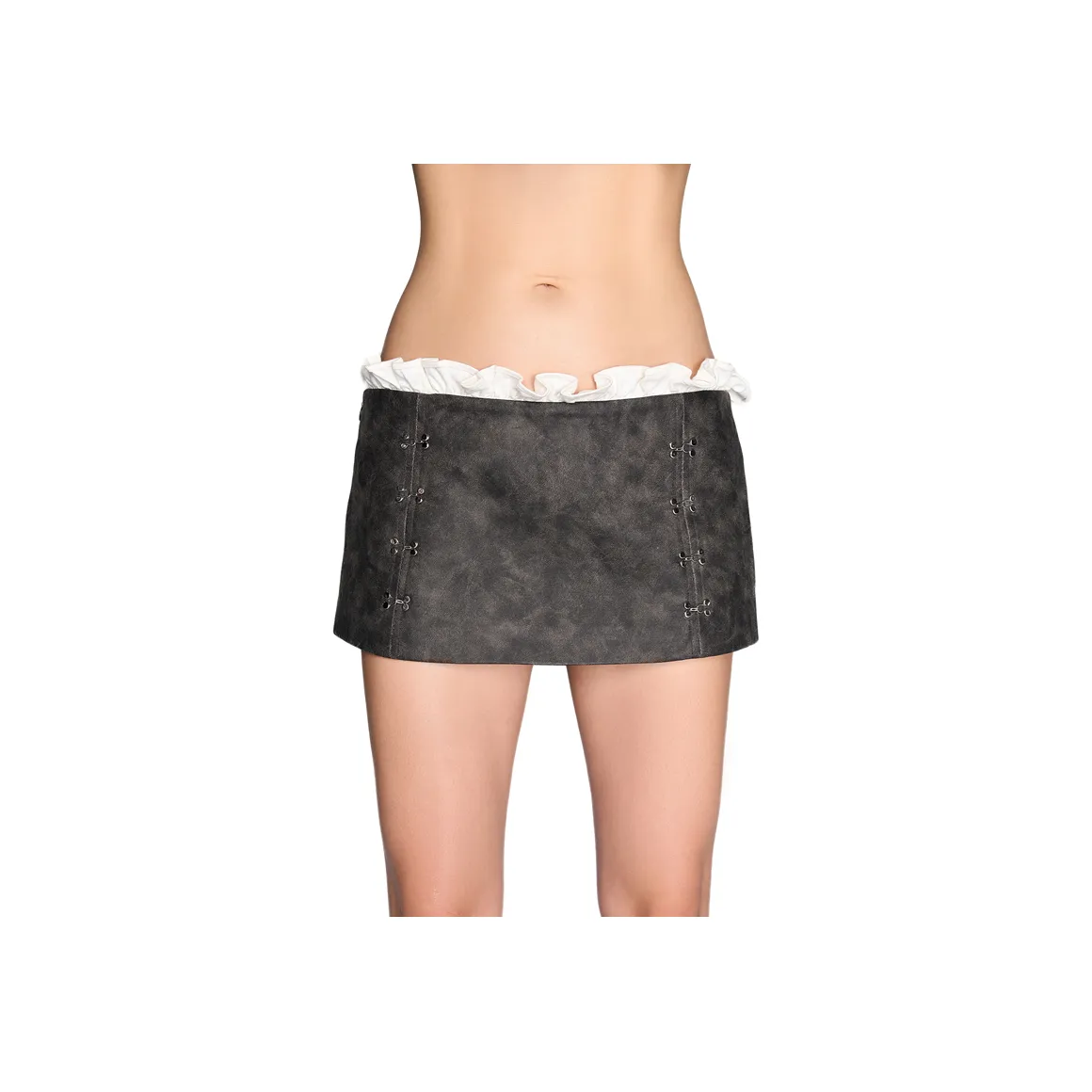 LSOUL Lonie Юбка Повседневная Короткая Юбка Женская Черная