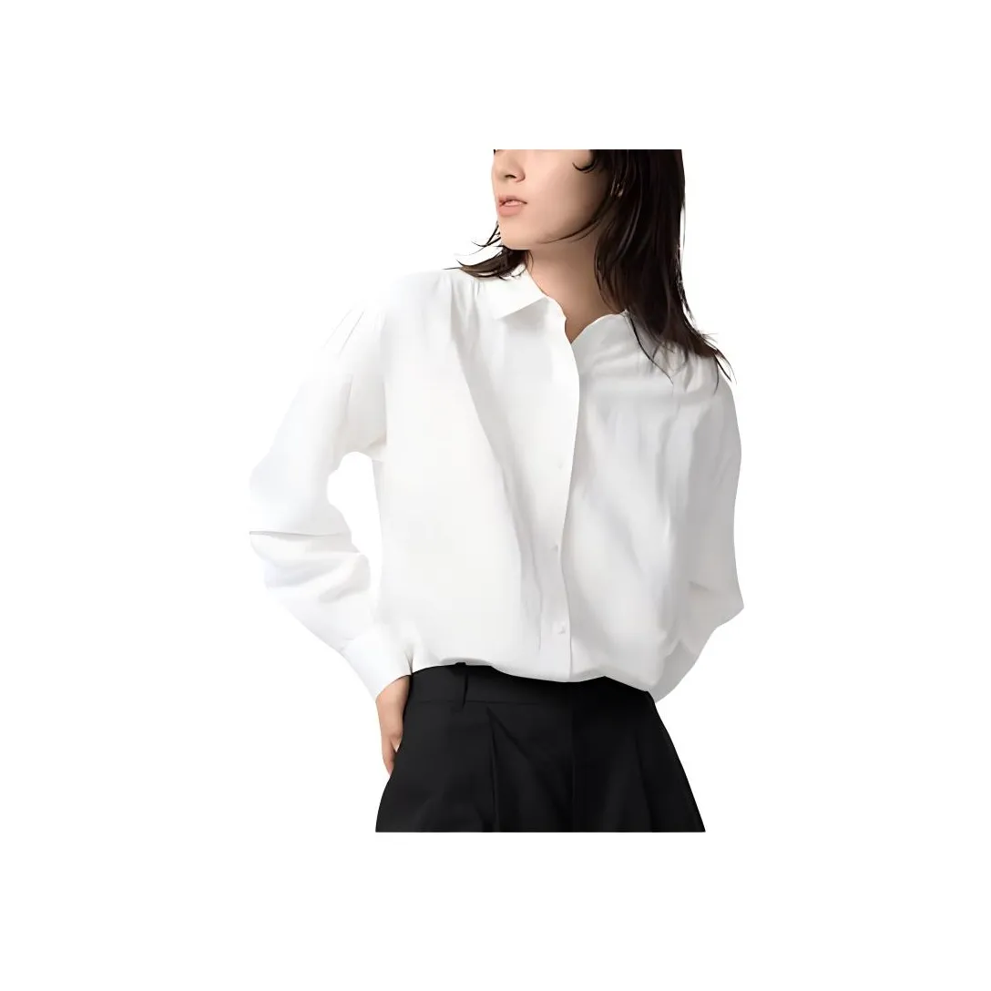 UNIQLO Comptoir Des Cotonniers Collaboration Shirts Women's Ecru