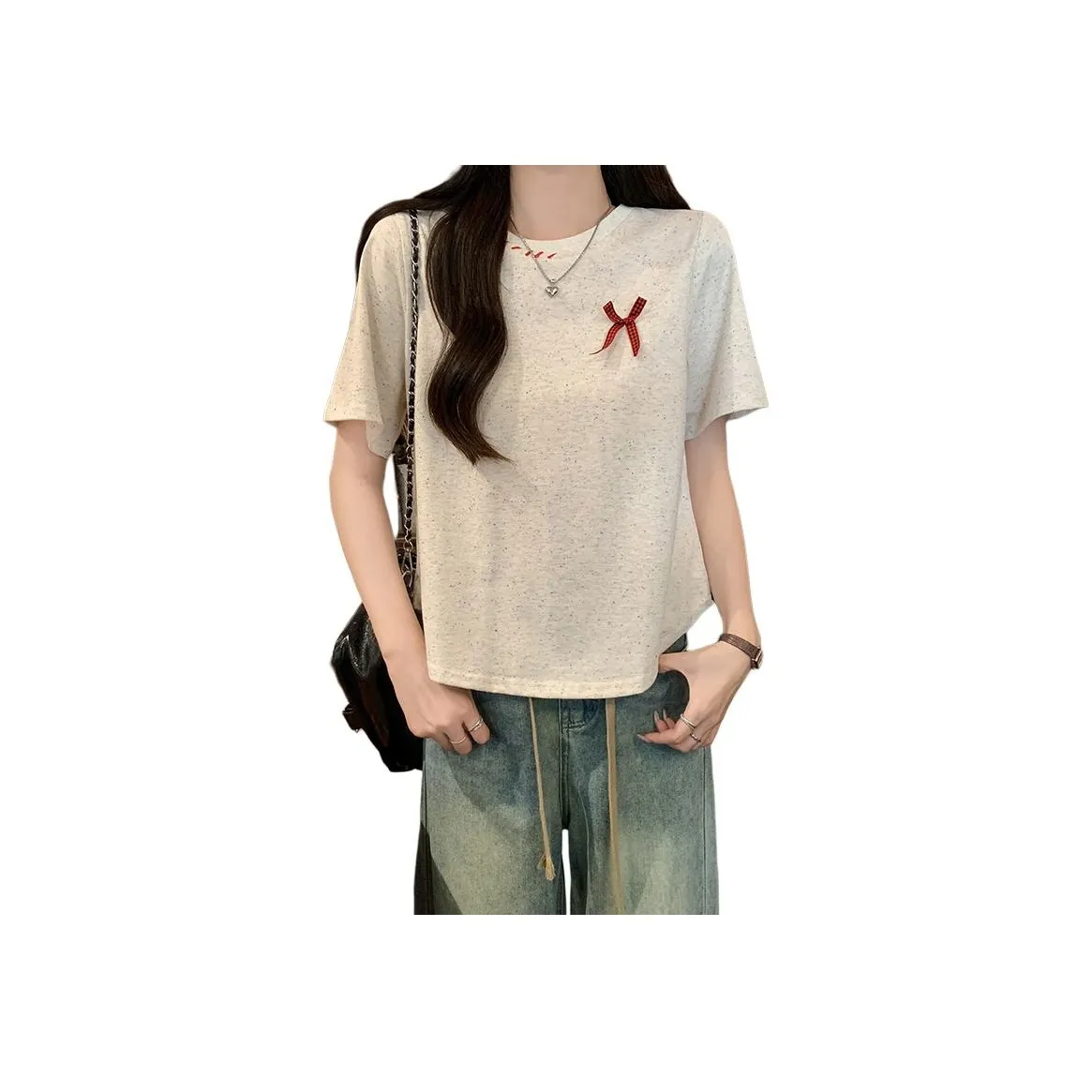 The Temptation Of The Muse T Shirt Women's White Gray