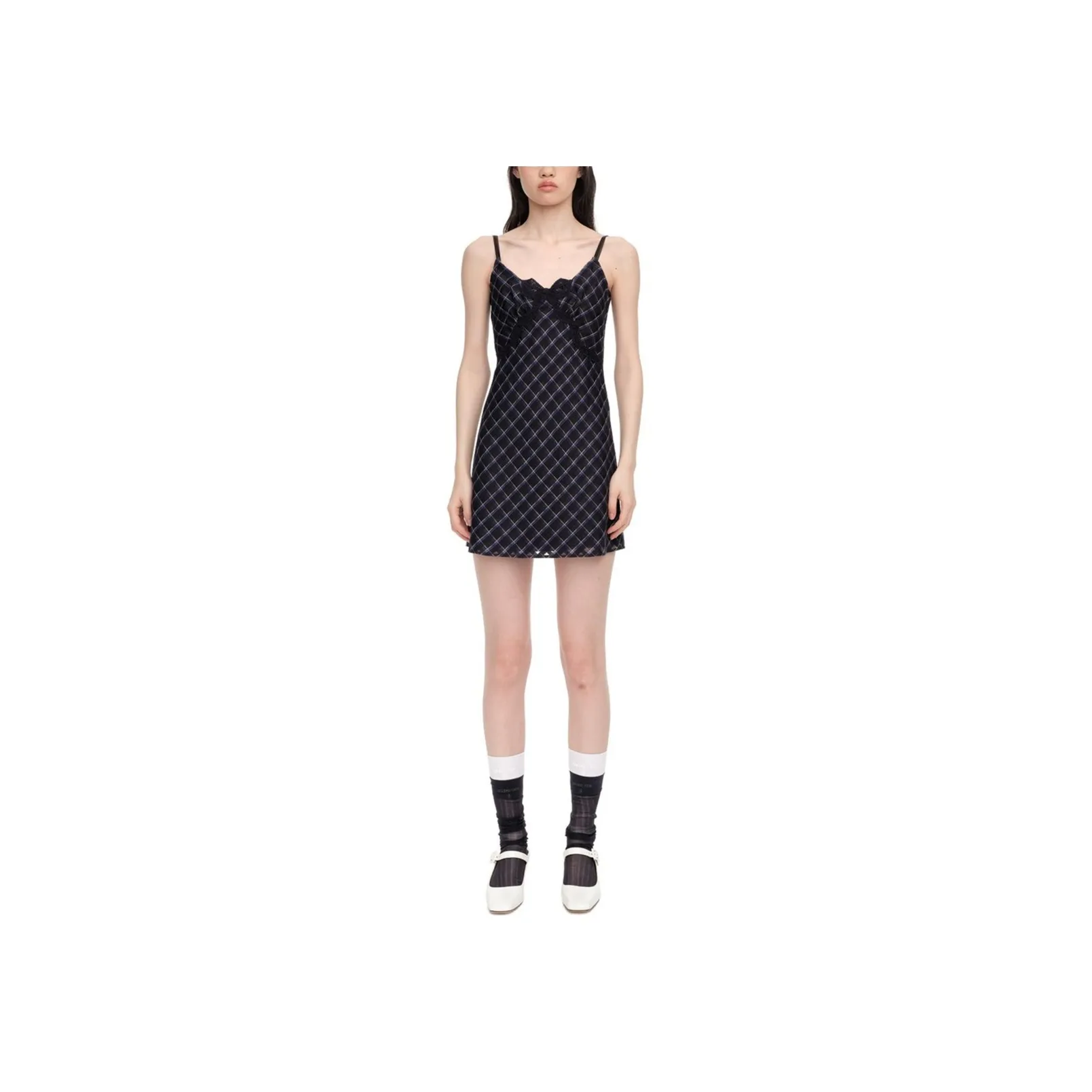SHUSHUTONG Slip Dresses Women's Blue