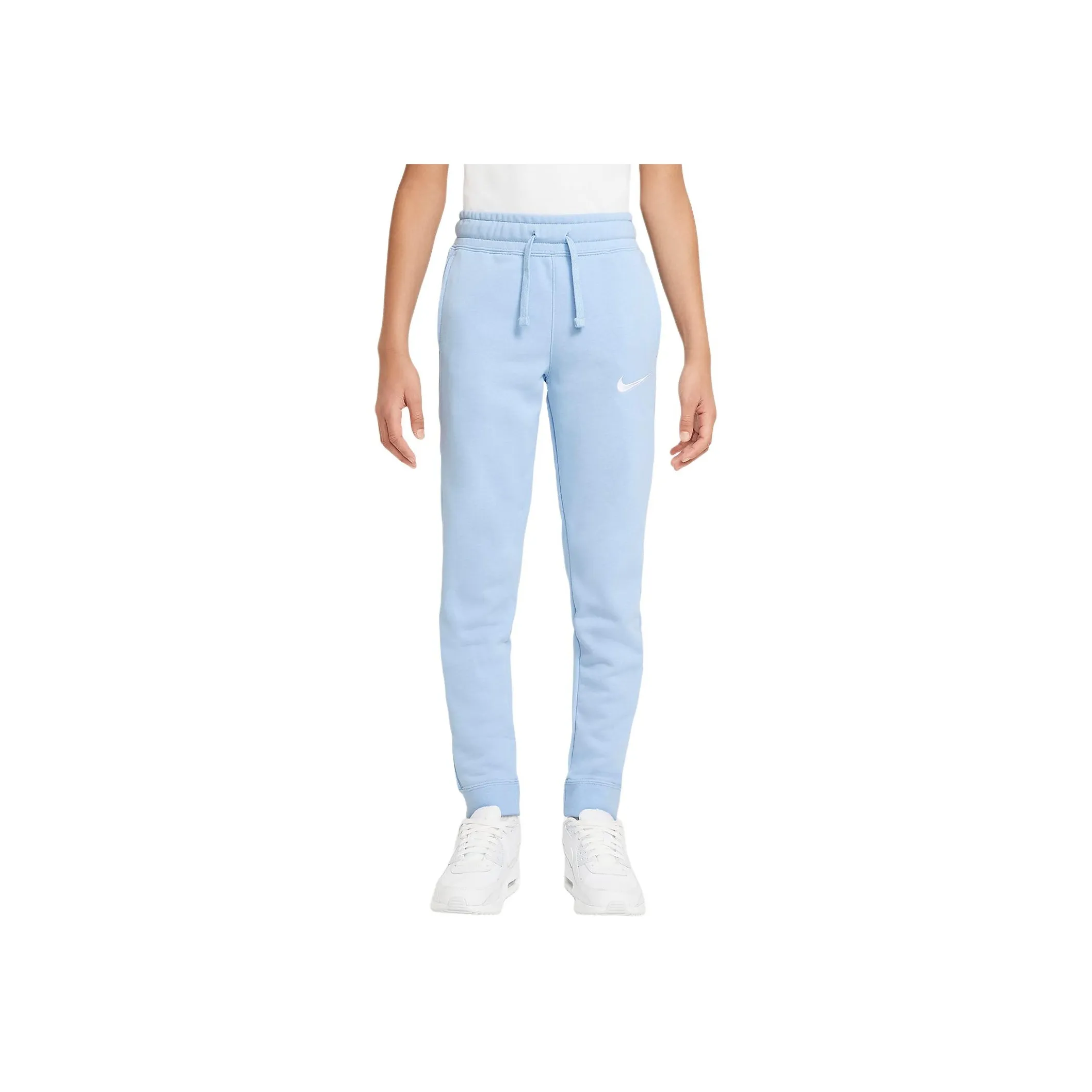 Nike Вязаные тренировочные штаны Swoosh светло-синие