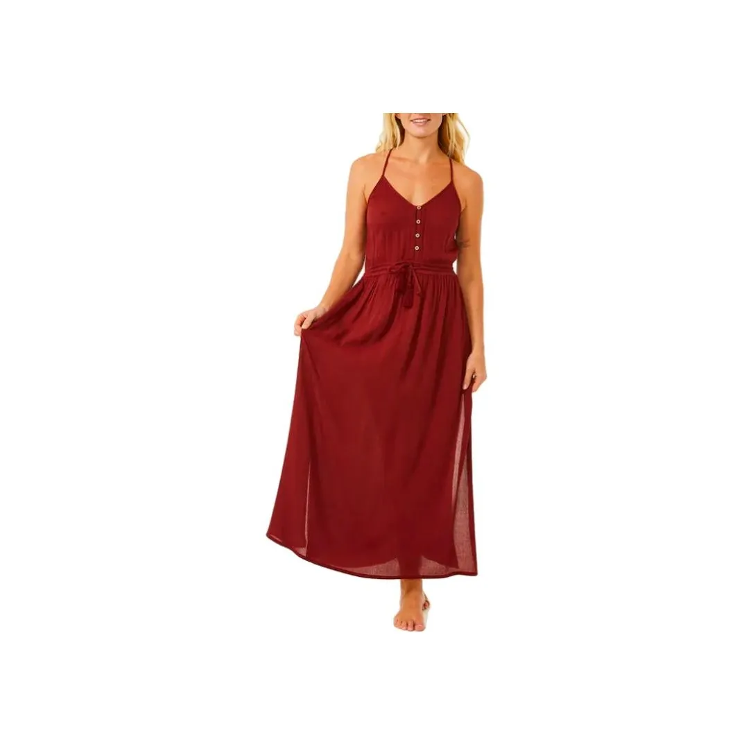 RIP CURL Slip Dresses Women's Brown