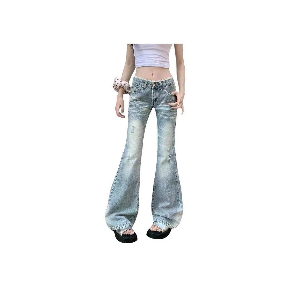 BEAR UNION Светло-синие Женские Джинсы