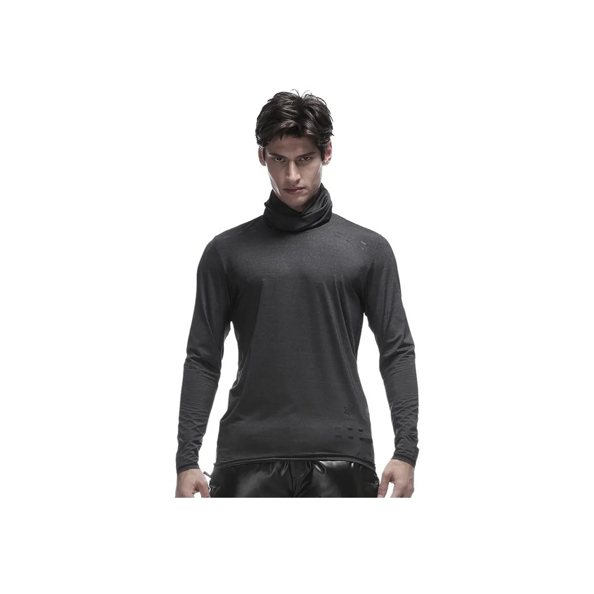 NORVINCY Breathable Sweat Wicking Dark Color Sports Long Sleeved T Shirt For Spring And Autumn Unisex