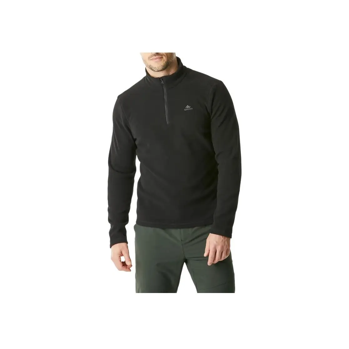 DECATHLON MH100 QUECHUA Флис Одежда Мужской Черный