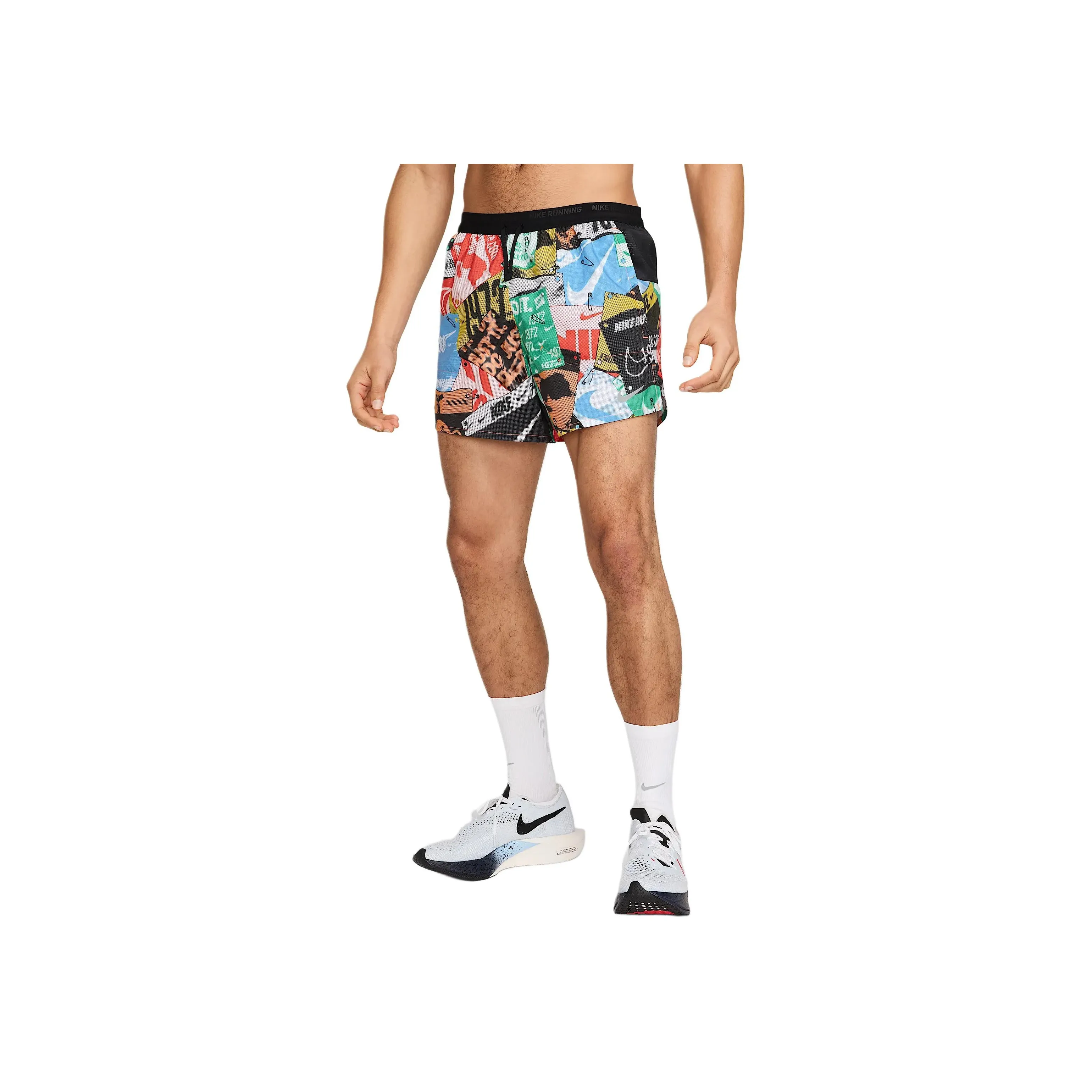 Nike Swoosh Повседневные шорты Мужские Full Оранжевый Черный Черный