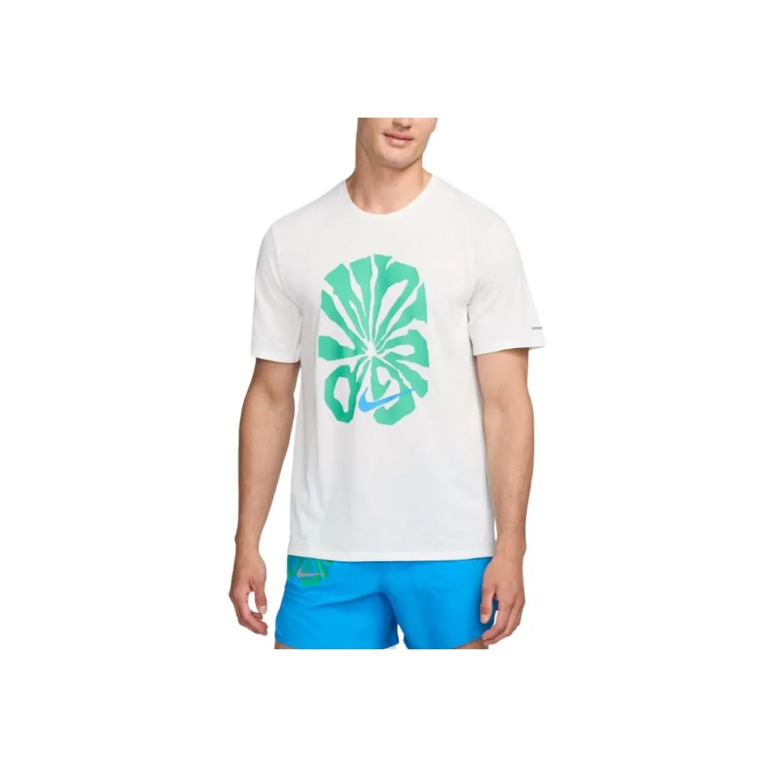 Nike T-Shirts Men Peak White/Light Photo Blue