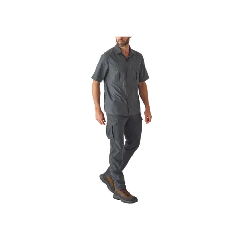 DECATHLON SOLOGNAC Мужские брюки карго угольно-серого цвета