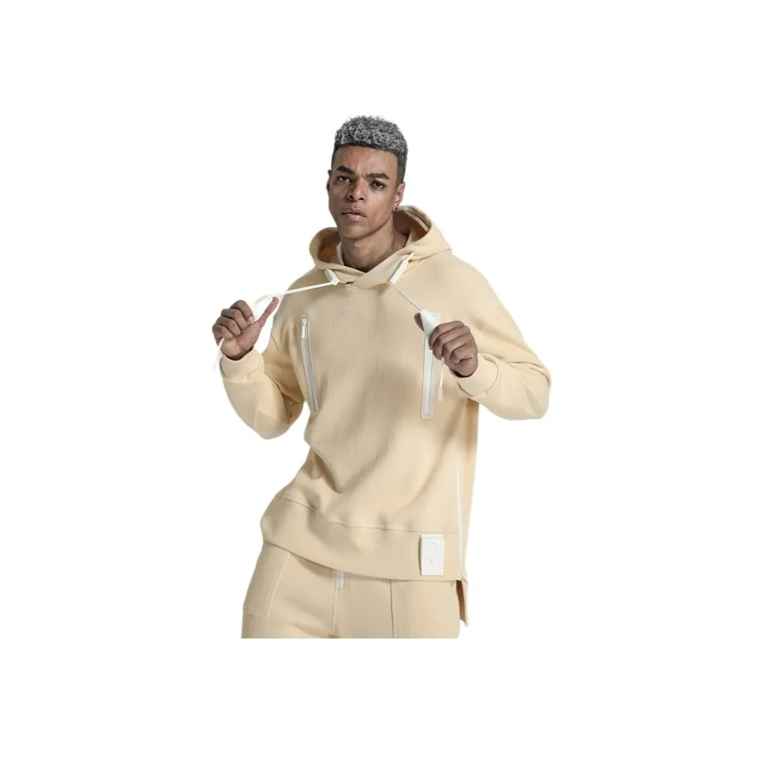 NORVINCY Deconstructed Style Split Hem Tail Casual Sweatshirt Unisex