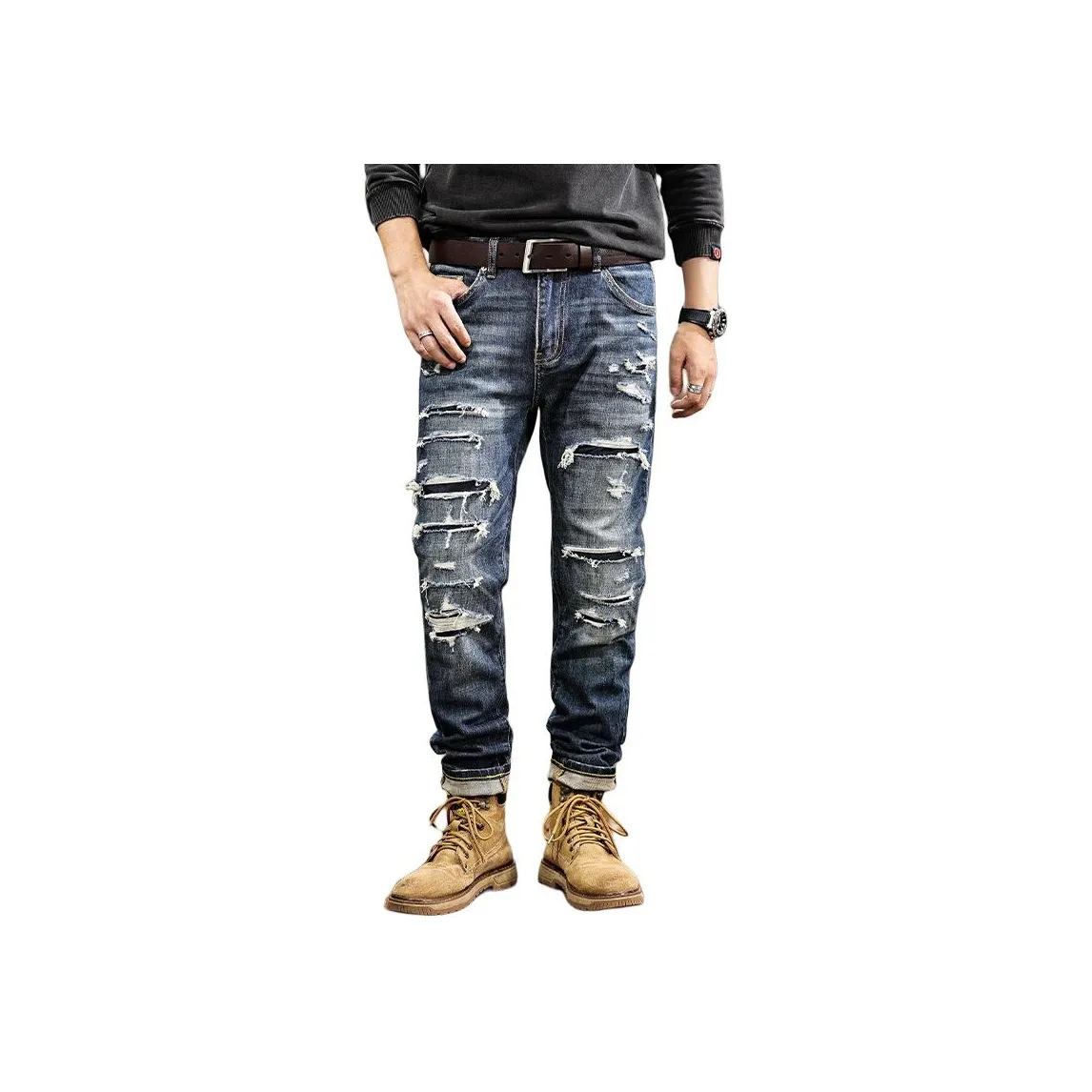 PIERRE CARDIN Blue Men's Jeans PIERRE CARDIN Синий Мужские Джинсы