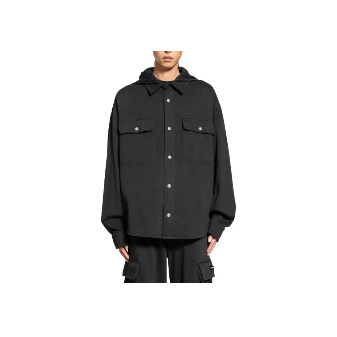 PALM ANGELS Logo Printed Drop Shoulder Hoodie