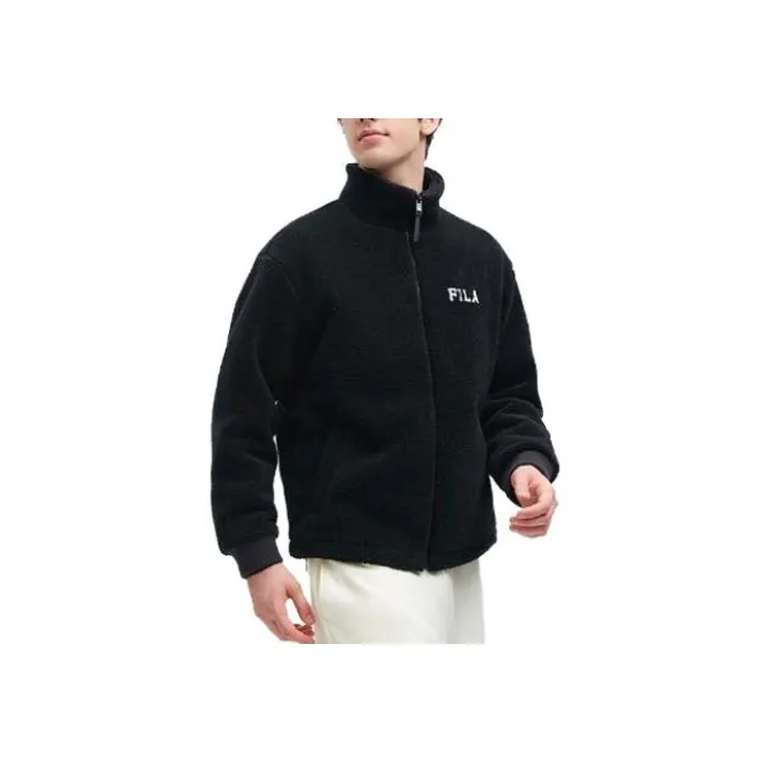 FILA Velvet Jackets Unisex Black