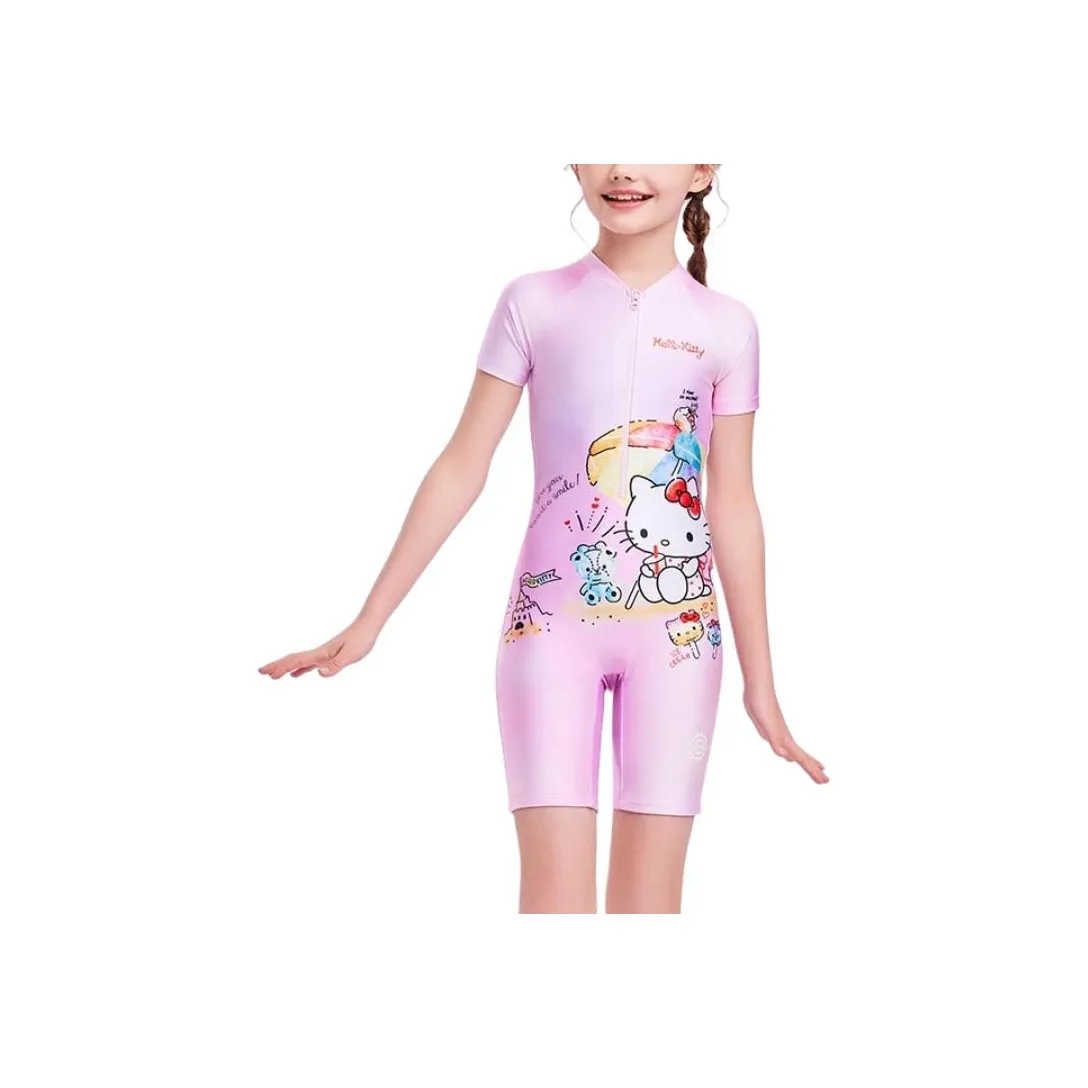 ZOKE X SANLIOU LIANMINGKUAN Детский купальник Hello Kitty розовый для детей 3-7 лет