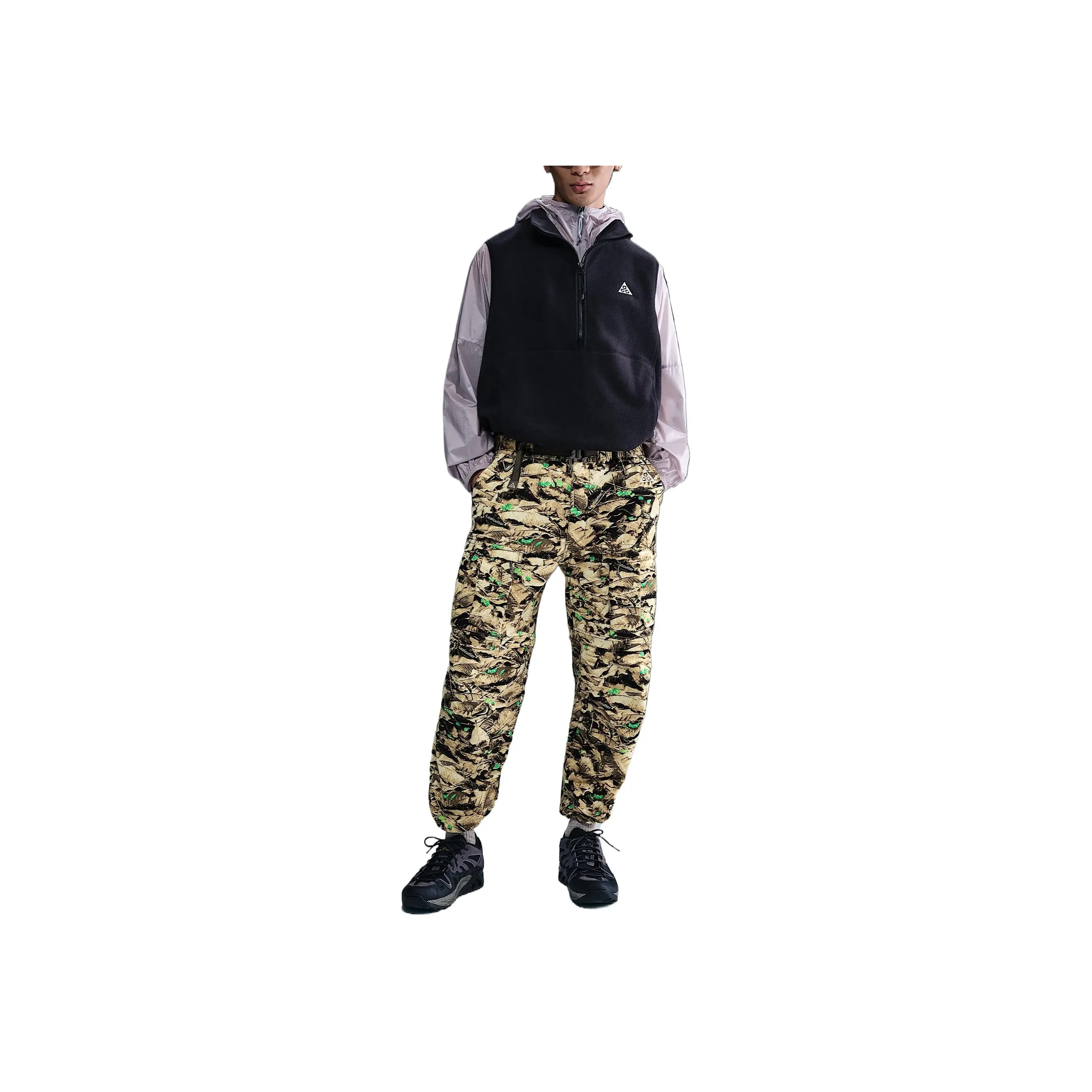 Nike Swoosh ACG Smith Summit Cargo Pants Men's Beige Yellow