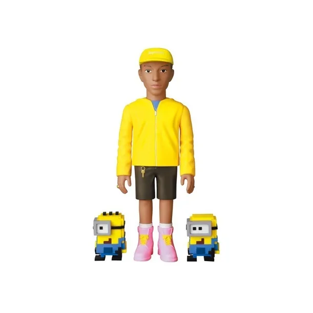 Medicom Toy Vcd Pharrell Williams And Minions Figure
