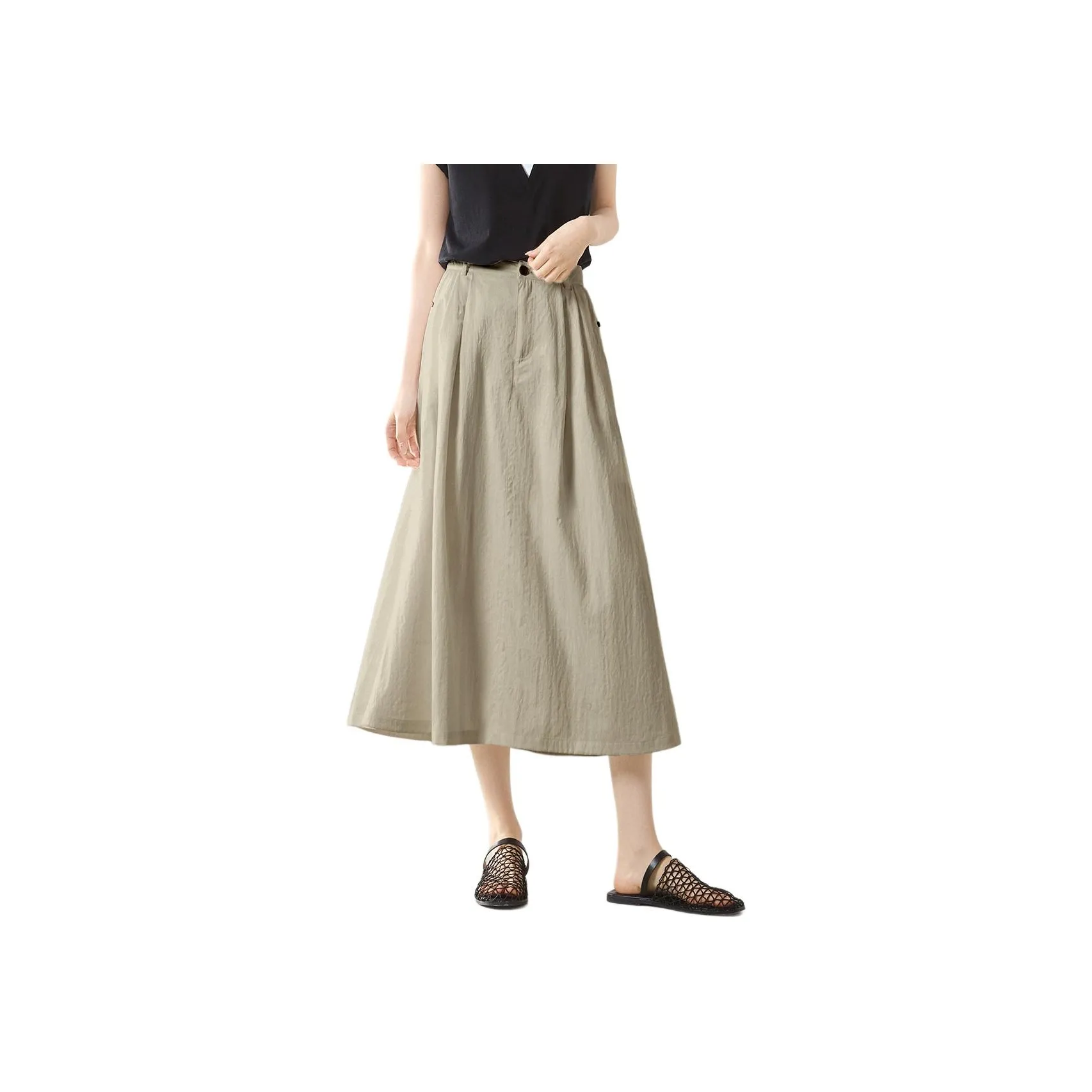 Mo Han Yi Mei Повседневный Длинный Юбка Женские