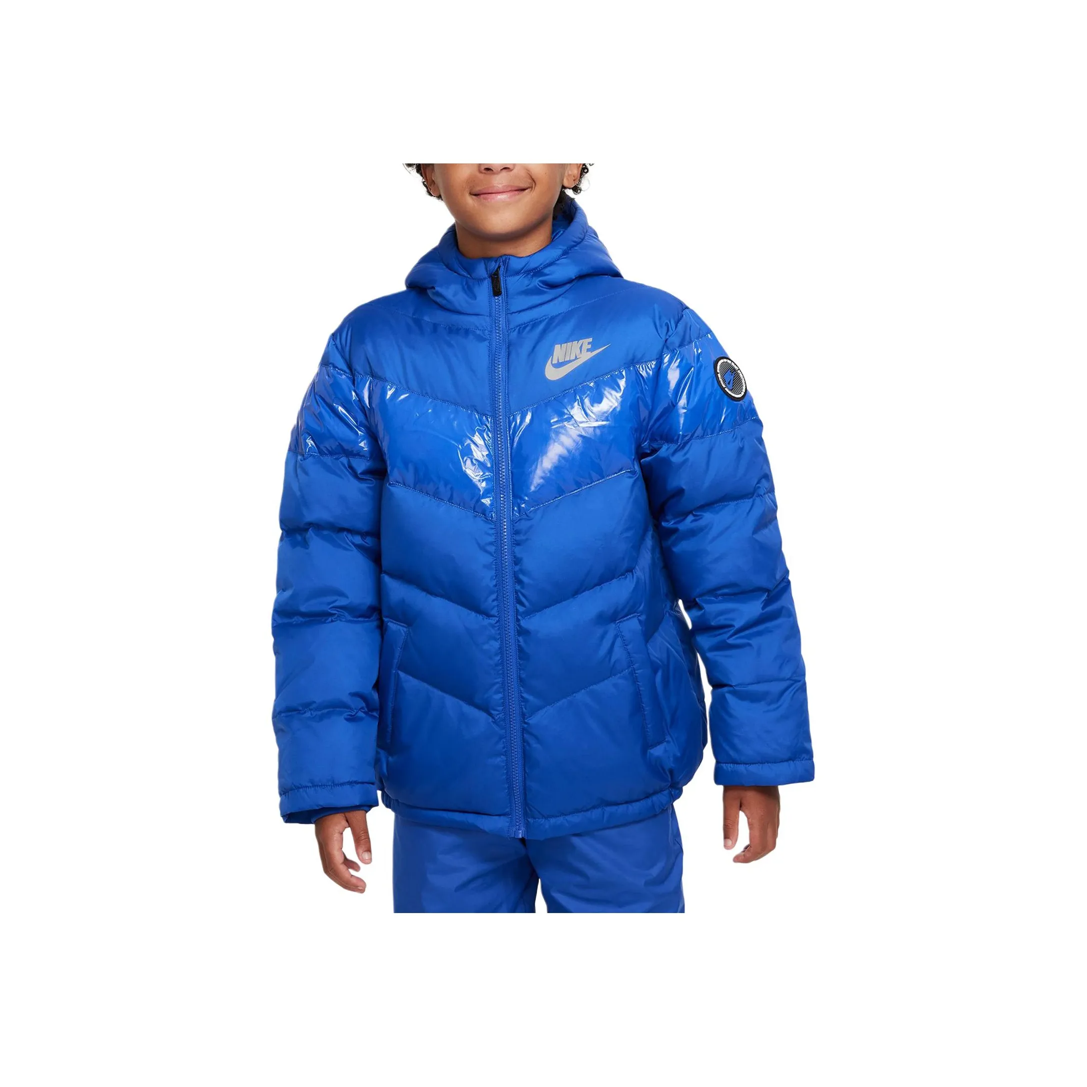 Nike Down Jacket Blue Teenagers