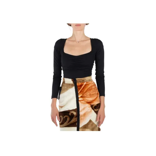 TIBI Черные Женские Рубашки T