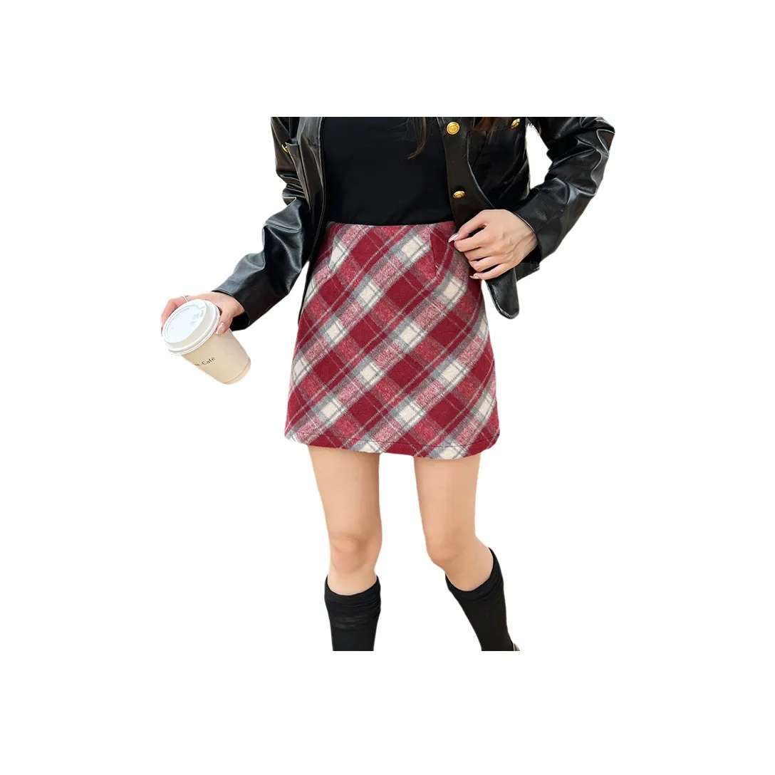 MM Casual Short Skirts For Fall And Winter Women's