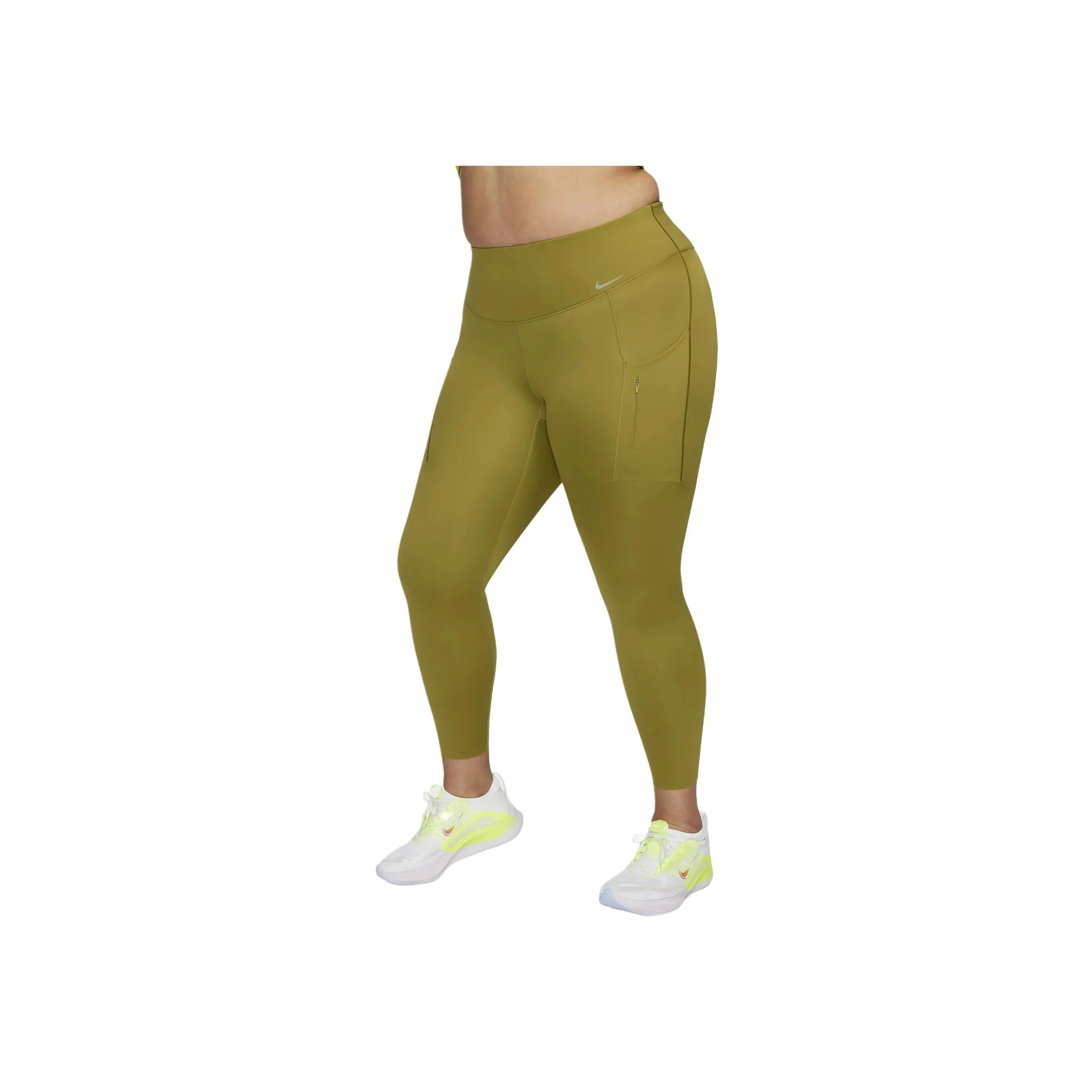Nike Go Women's Firm-Support High-Waisted 7/8 Leggings With Pockets Plus Size
