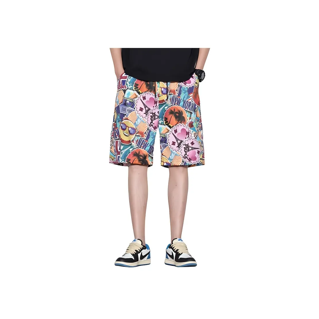 DABAISHA Розовые Унисекс Повседневные шорты