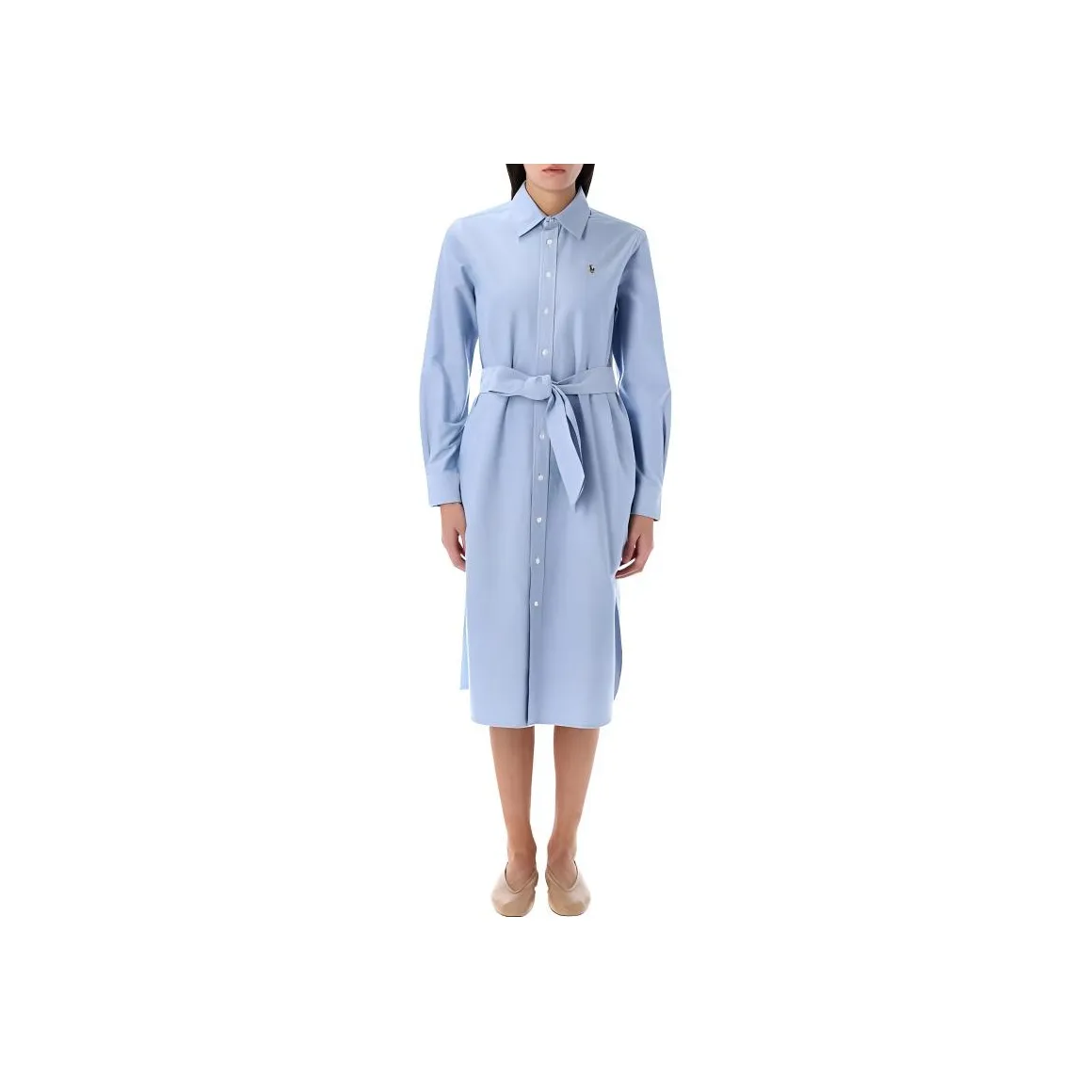 Polo Ralph Lauren Polo Pony embroidered Midi Dress