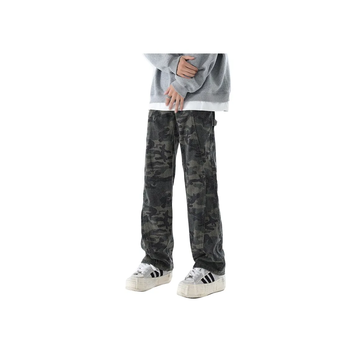FOREVER 21 Карго Брюки Унисекс Камуфляж