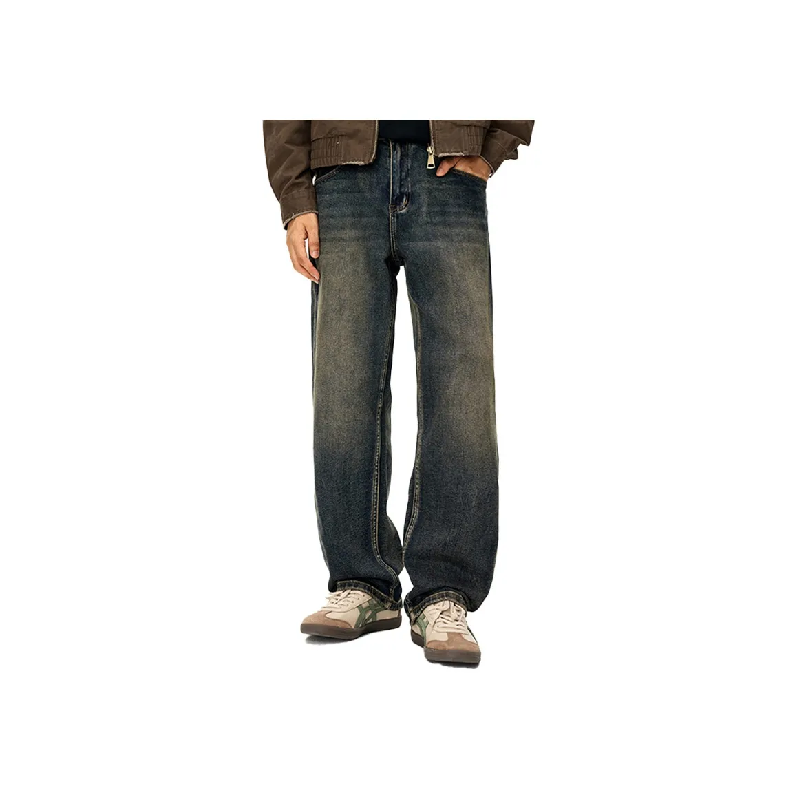 GTRG Jeans Unisex Ripe Pu'er Blue